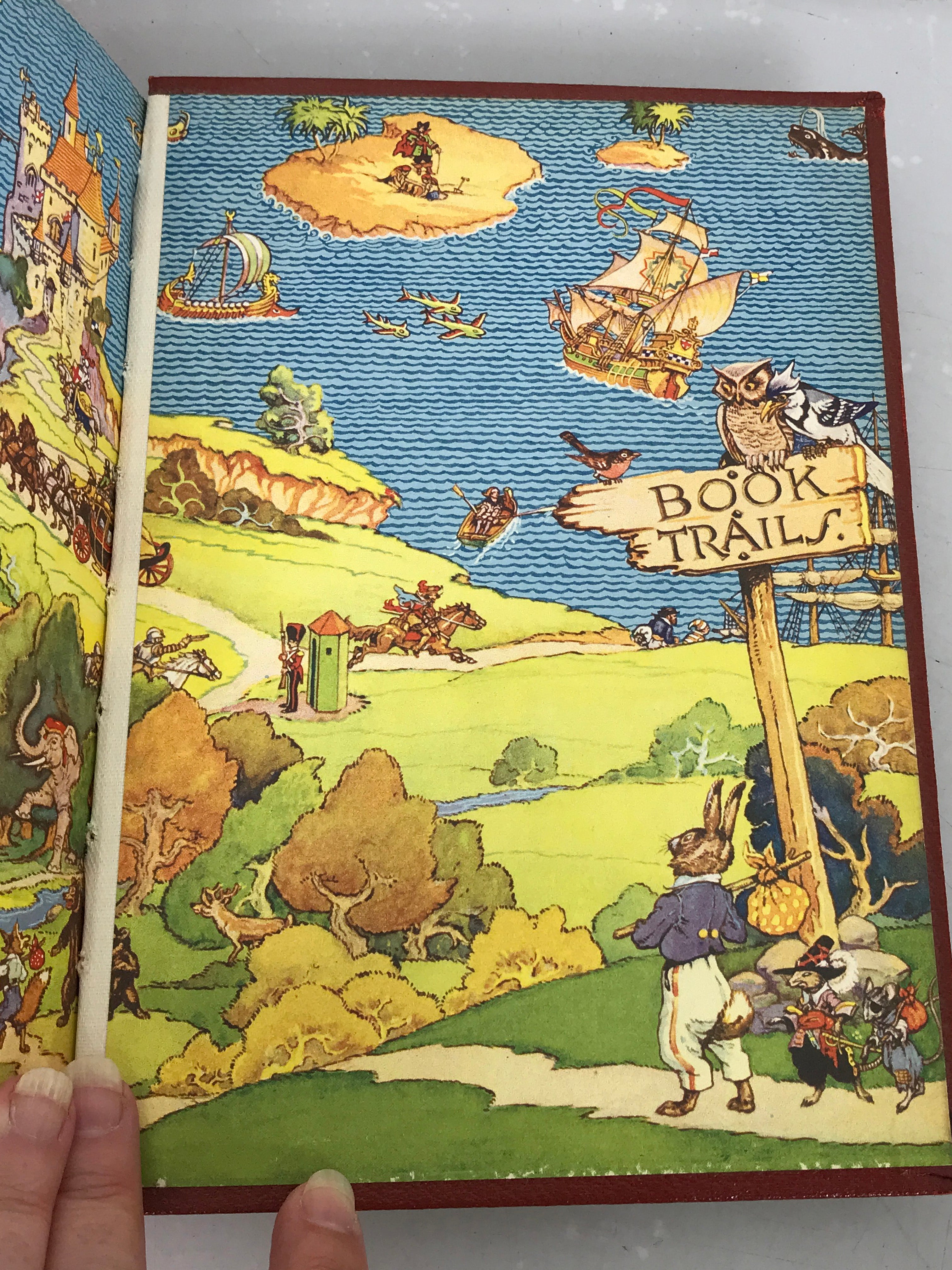 Book Trails for Baby Feet Complete Set 1-8 1946 HC