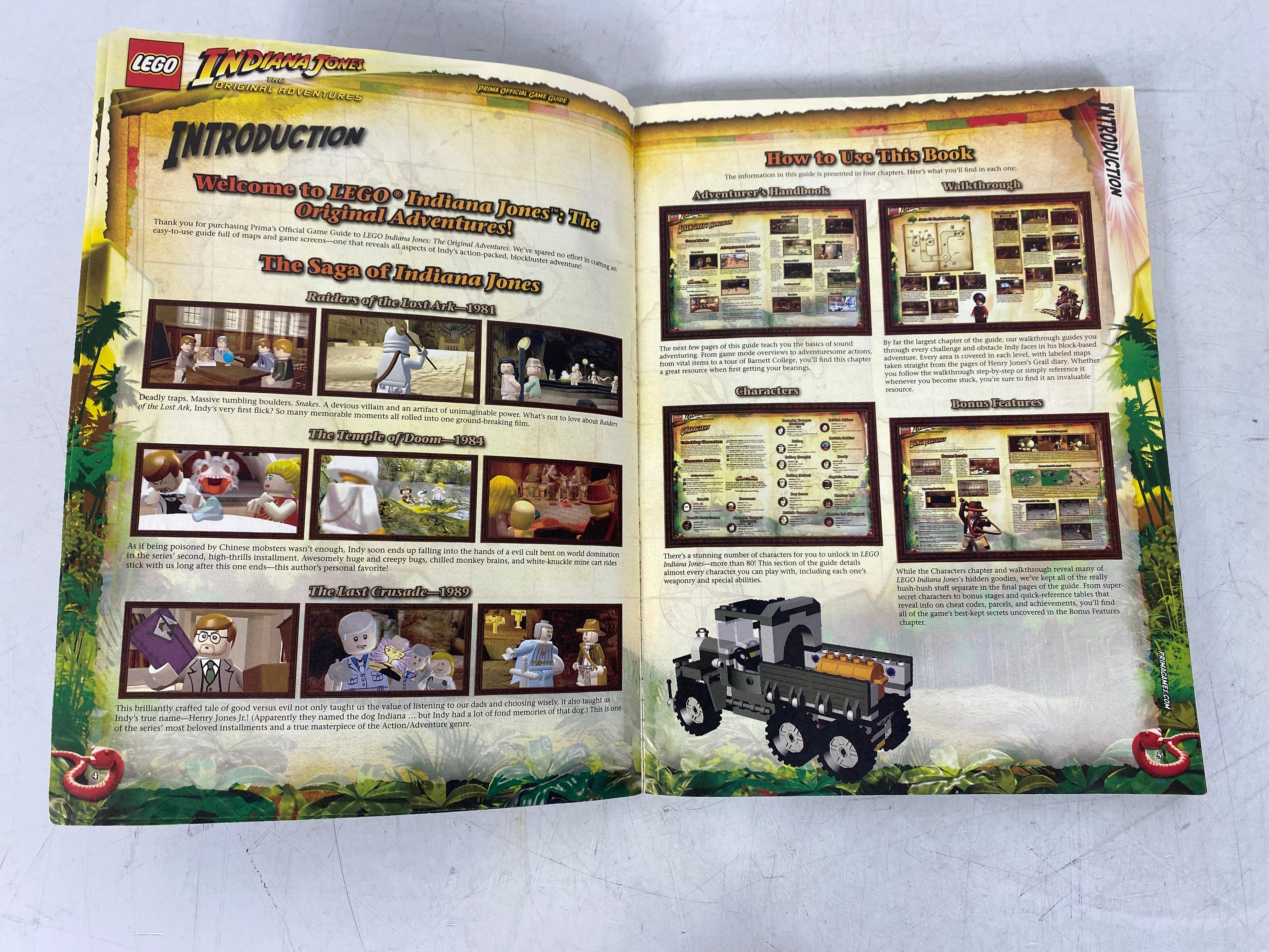 Prima Lego Indiana Jones Original Adventures Strategy Guide SC