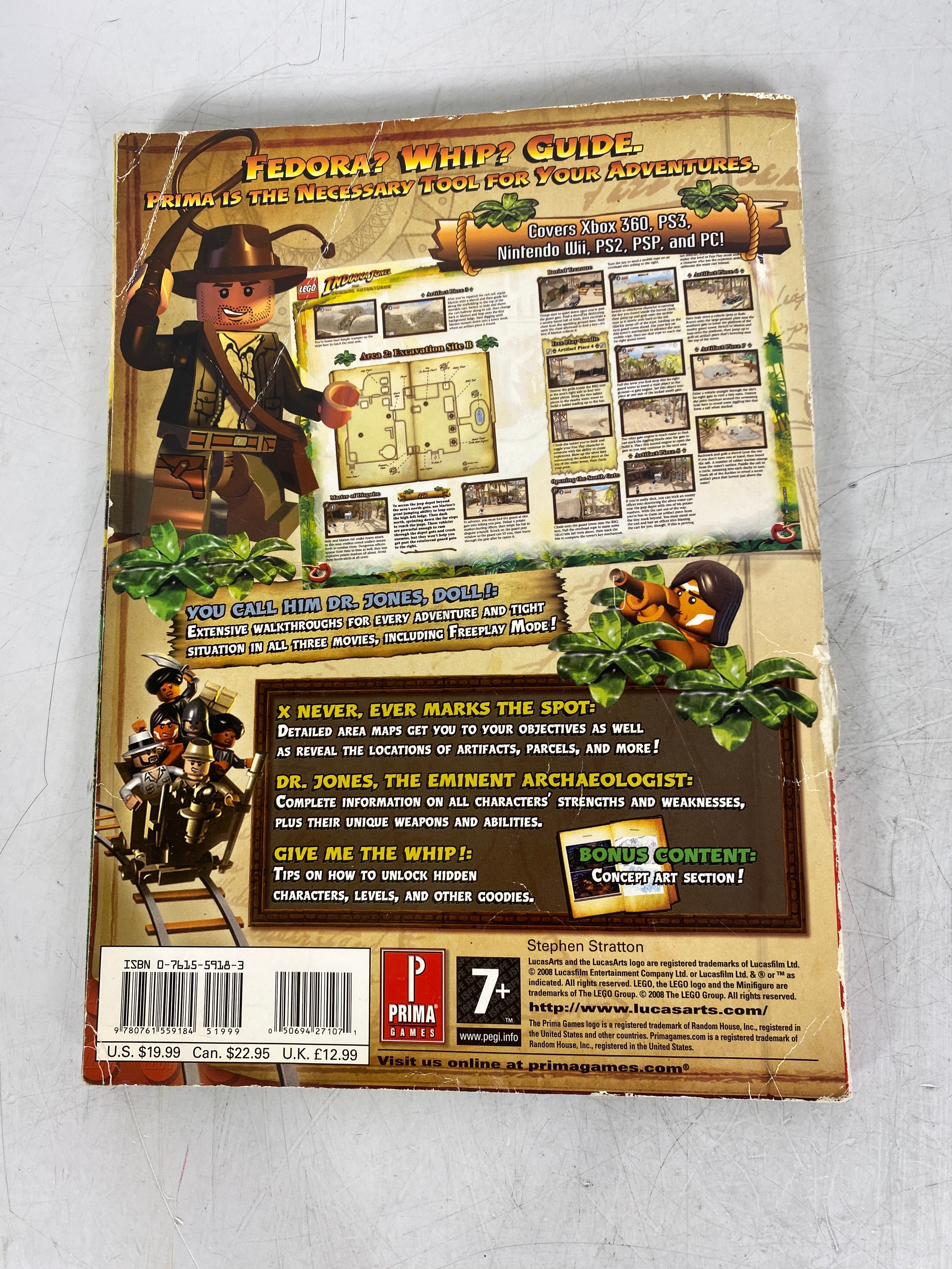 Prima Lego Indiana Jones Original Adventures Strategy Guide SC