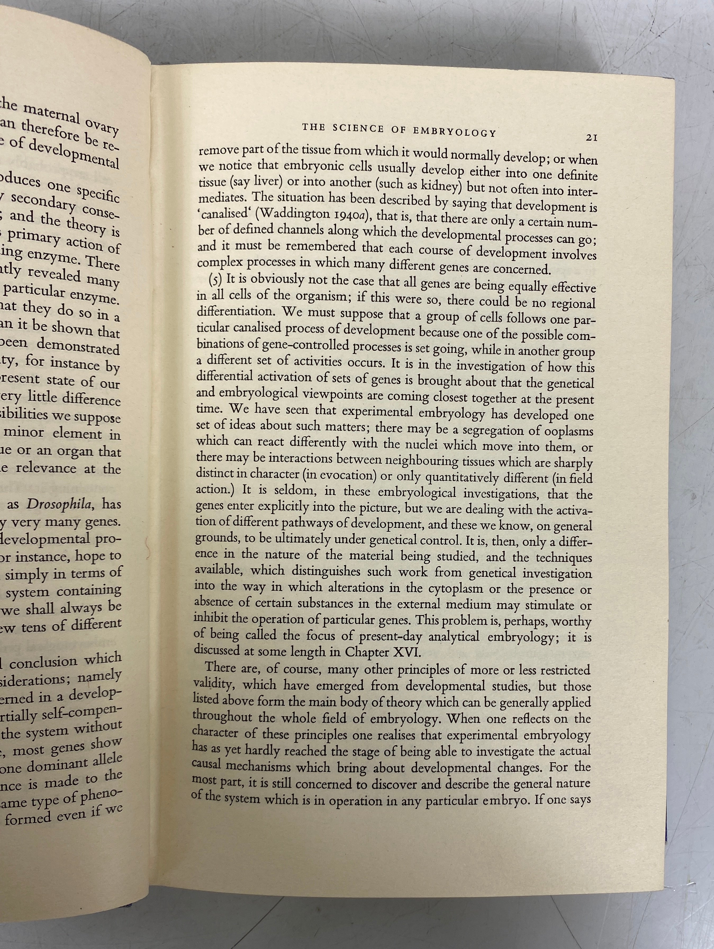 2 Vols: Principles of Embryology/An Introduction to Embryology 1960-70 HC