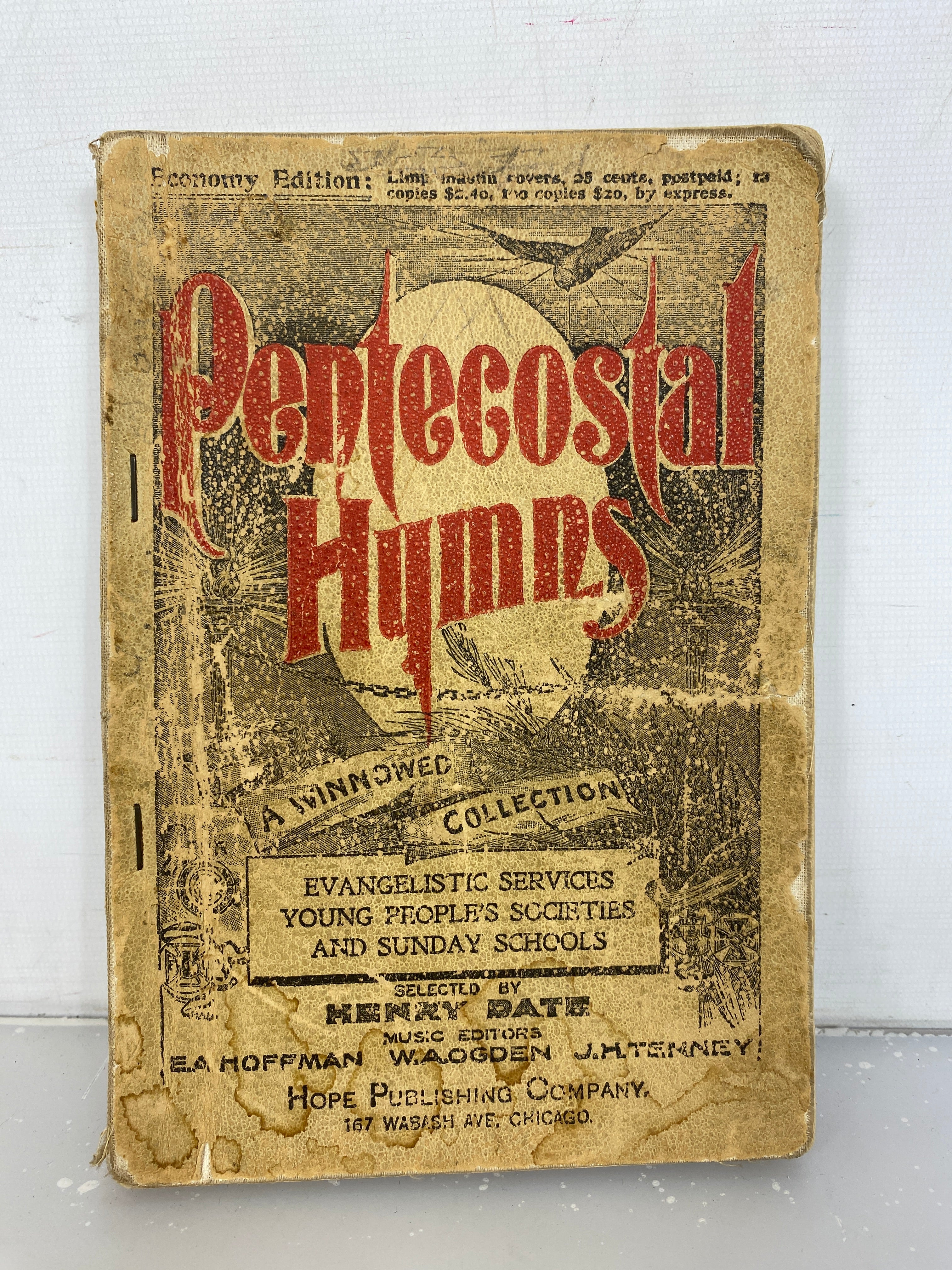 Pentecostal Hymns Henry Date The Hope Publishing Company 1894 SC