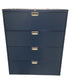 Steelcase Navy Blue 4 Drawer File Cabinet