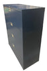 Steelcase Navy Blue 4 Drawer File Cabinet