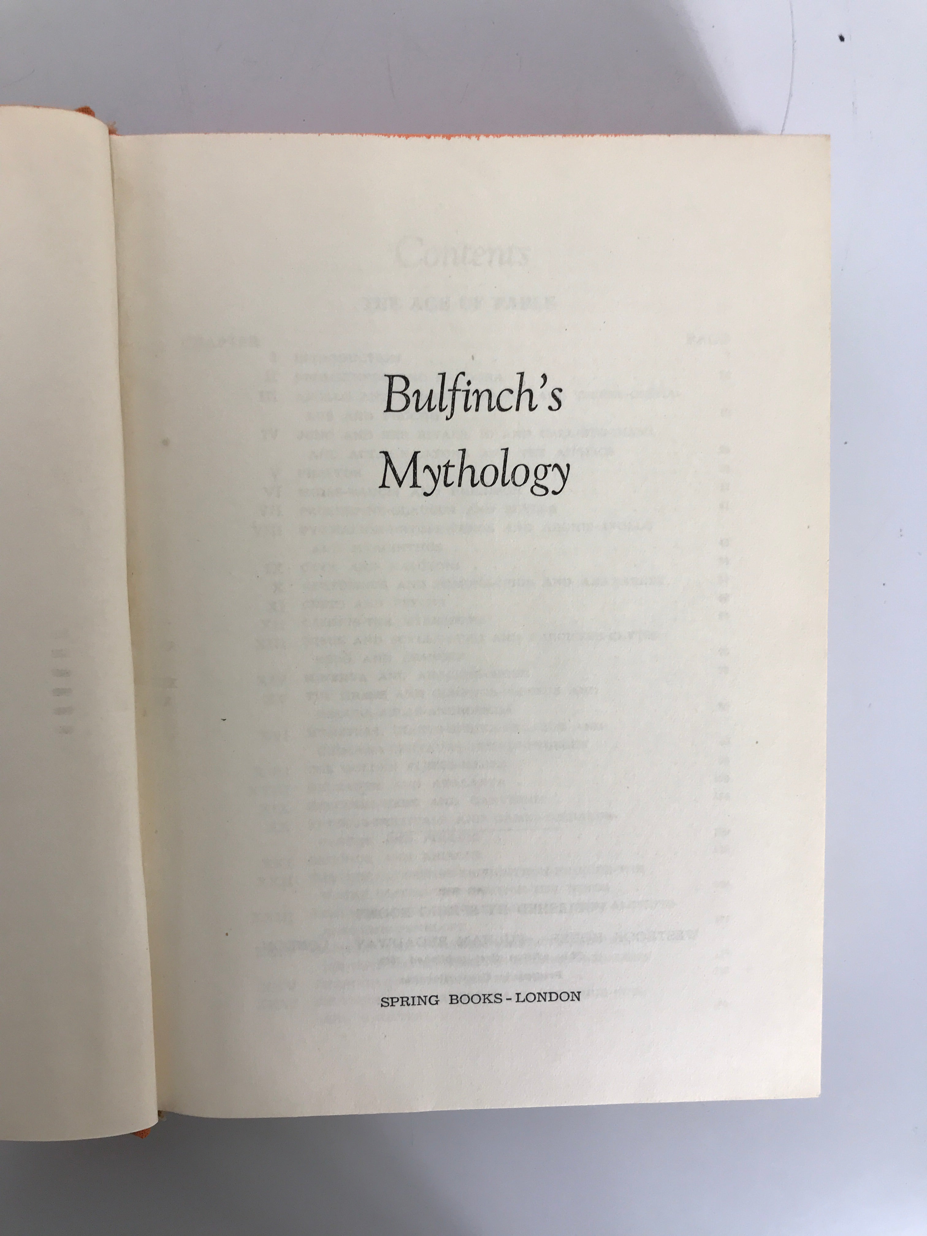 Bulfinch's Mythology 1963  HC DJ
