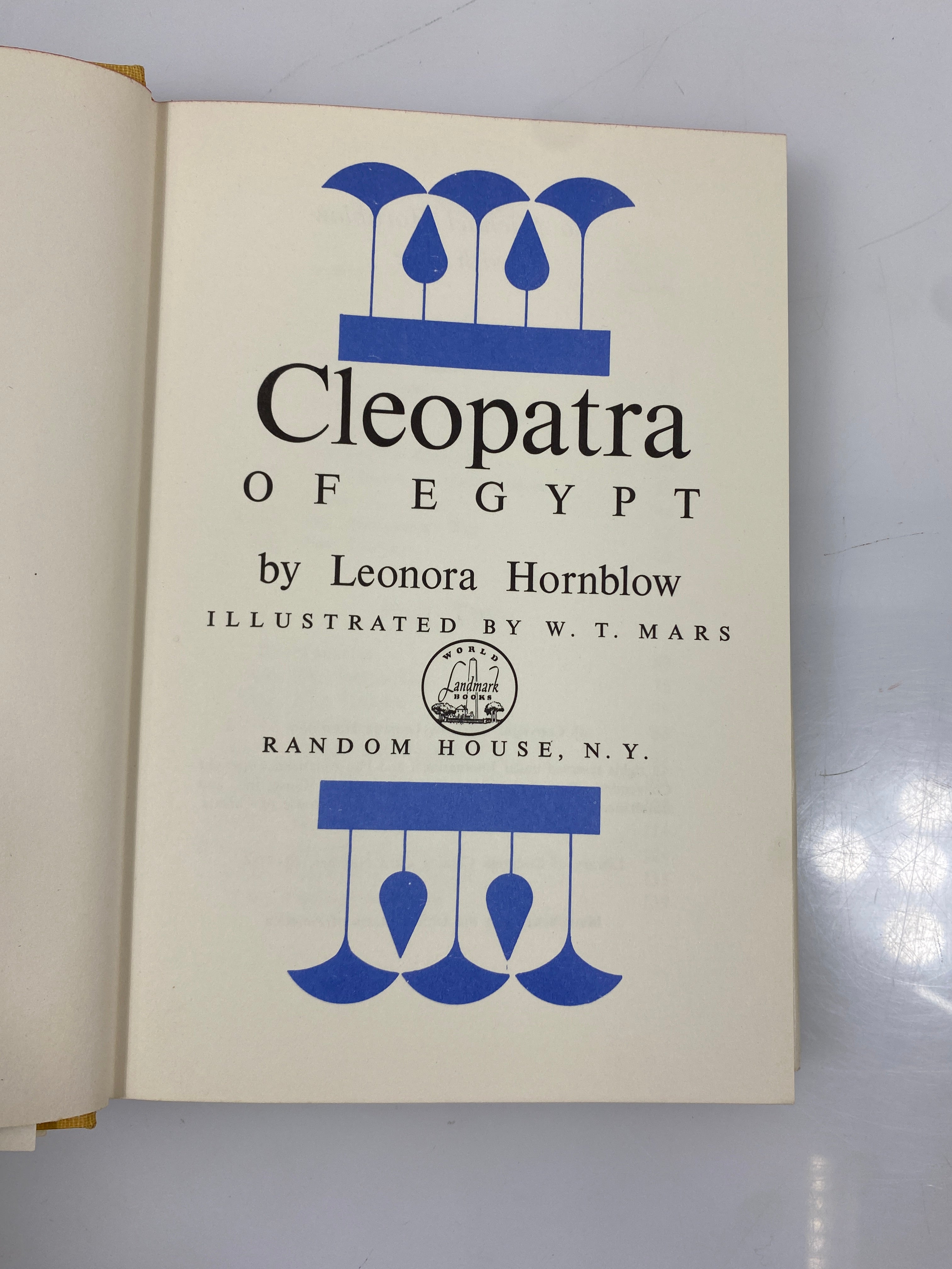 Cleopatra of Egypt Leonora Hornblow Random House 1961 HCDJ