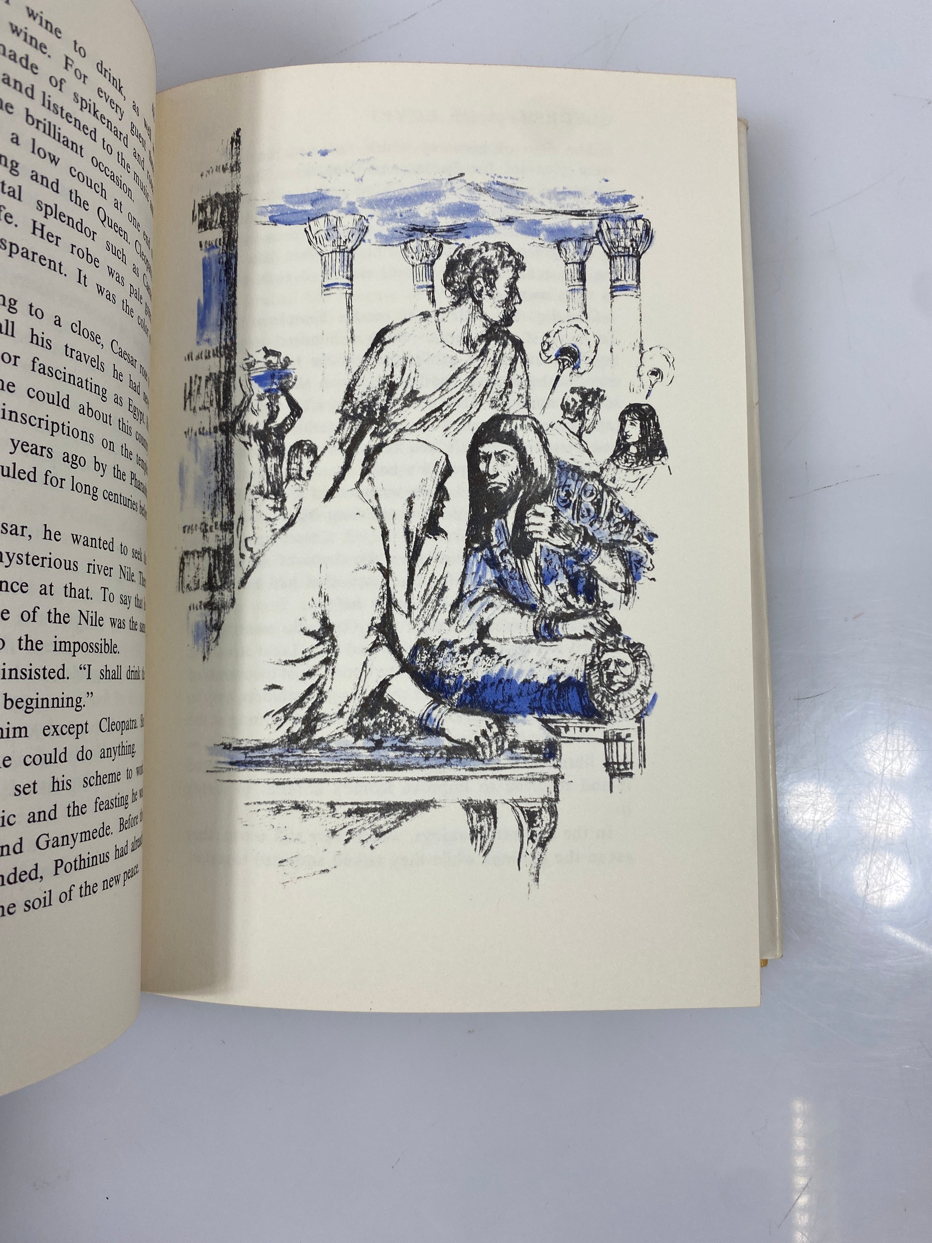 Cleopatra of Egypt Leonora Hornblow Random House 1961 HCDJ