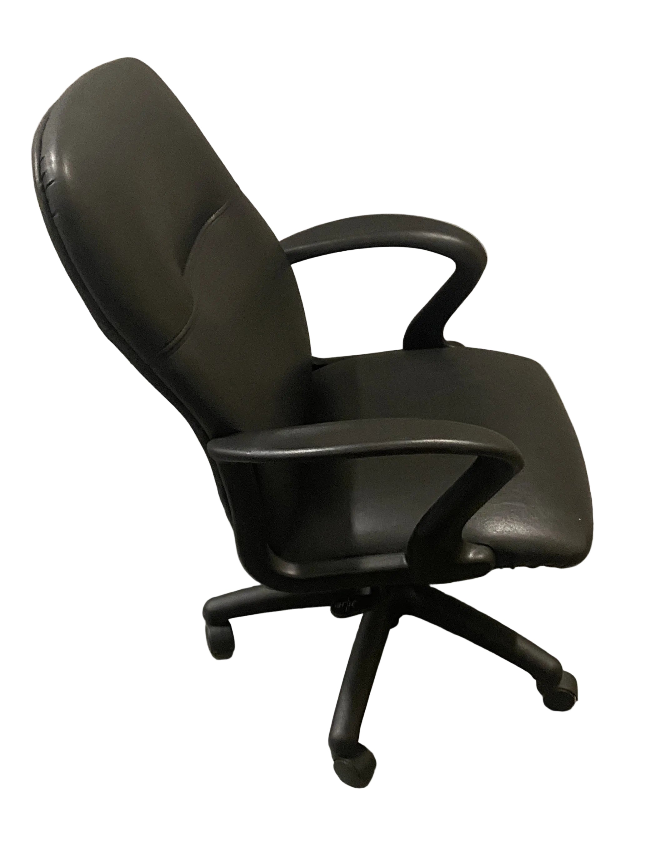 Black Leather Office Chair