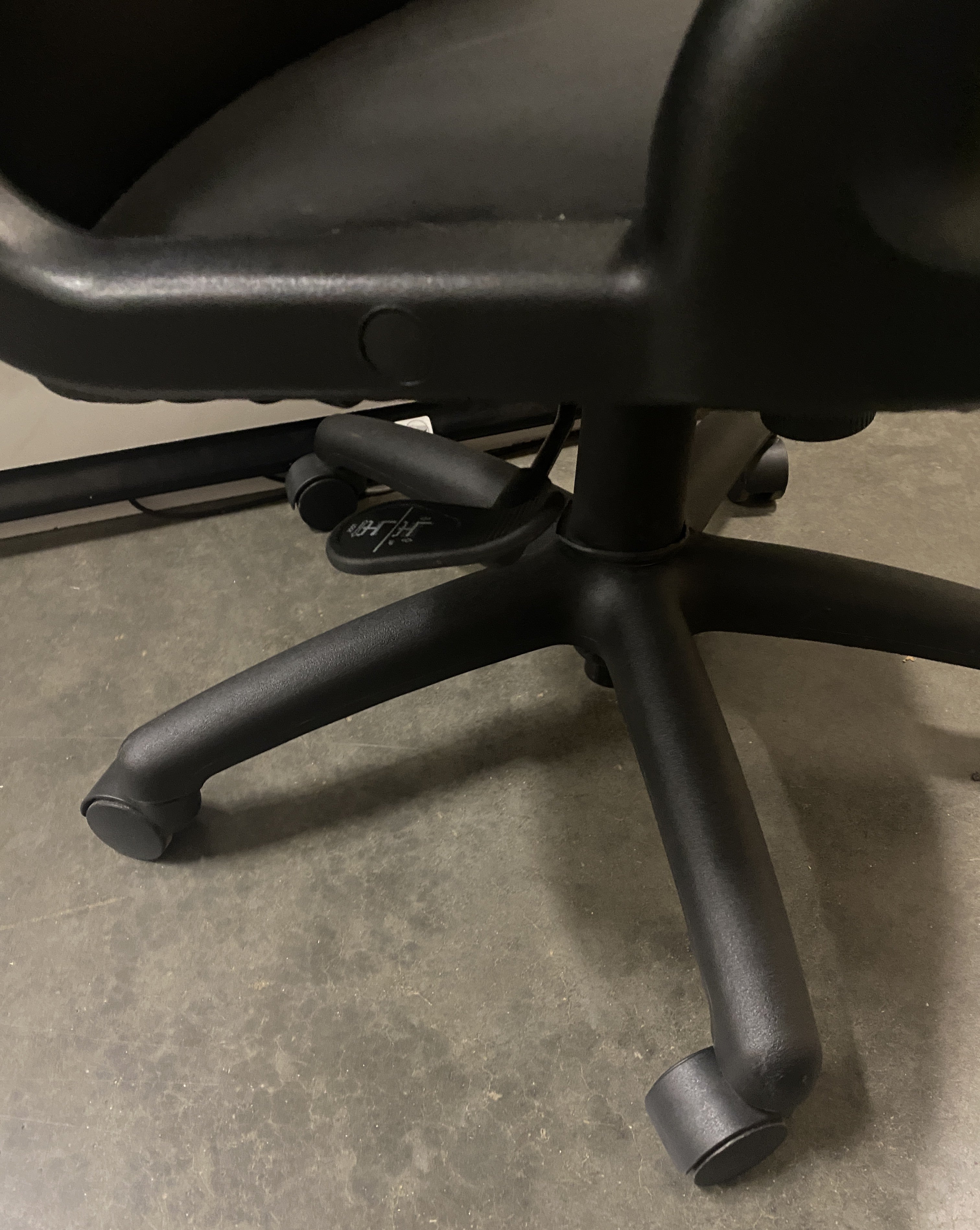 Black Leather Office Chair