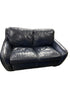 Shanghai Trayton Furniture Co. Blue Faux Leather Love Seat