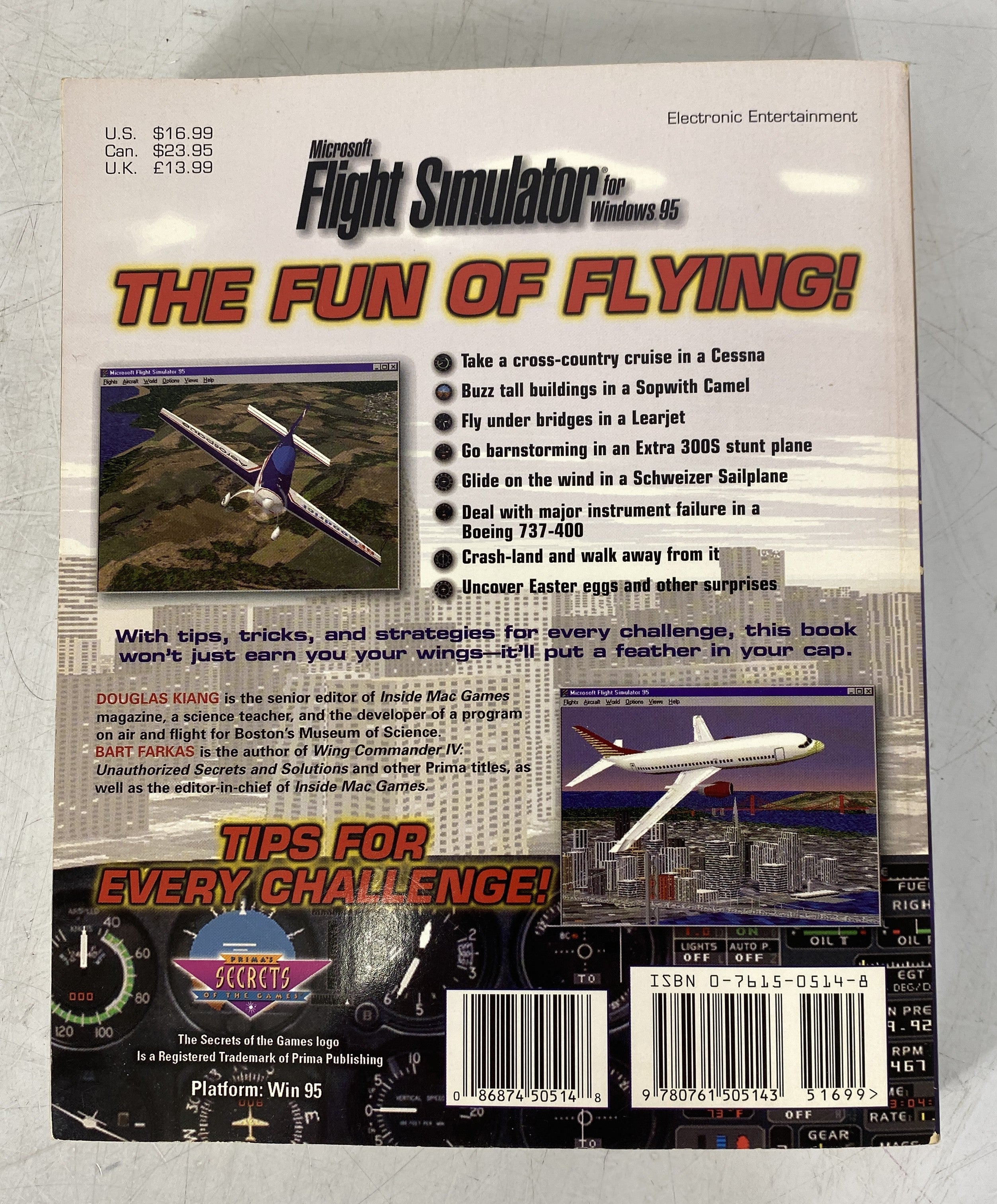 Lot of 2 Flight Simulator Strategy Guides 1998/1999