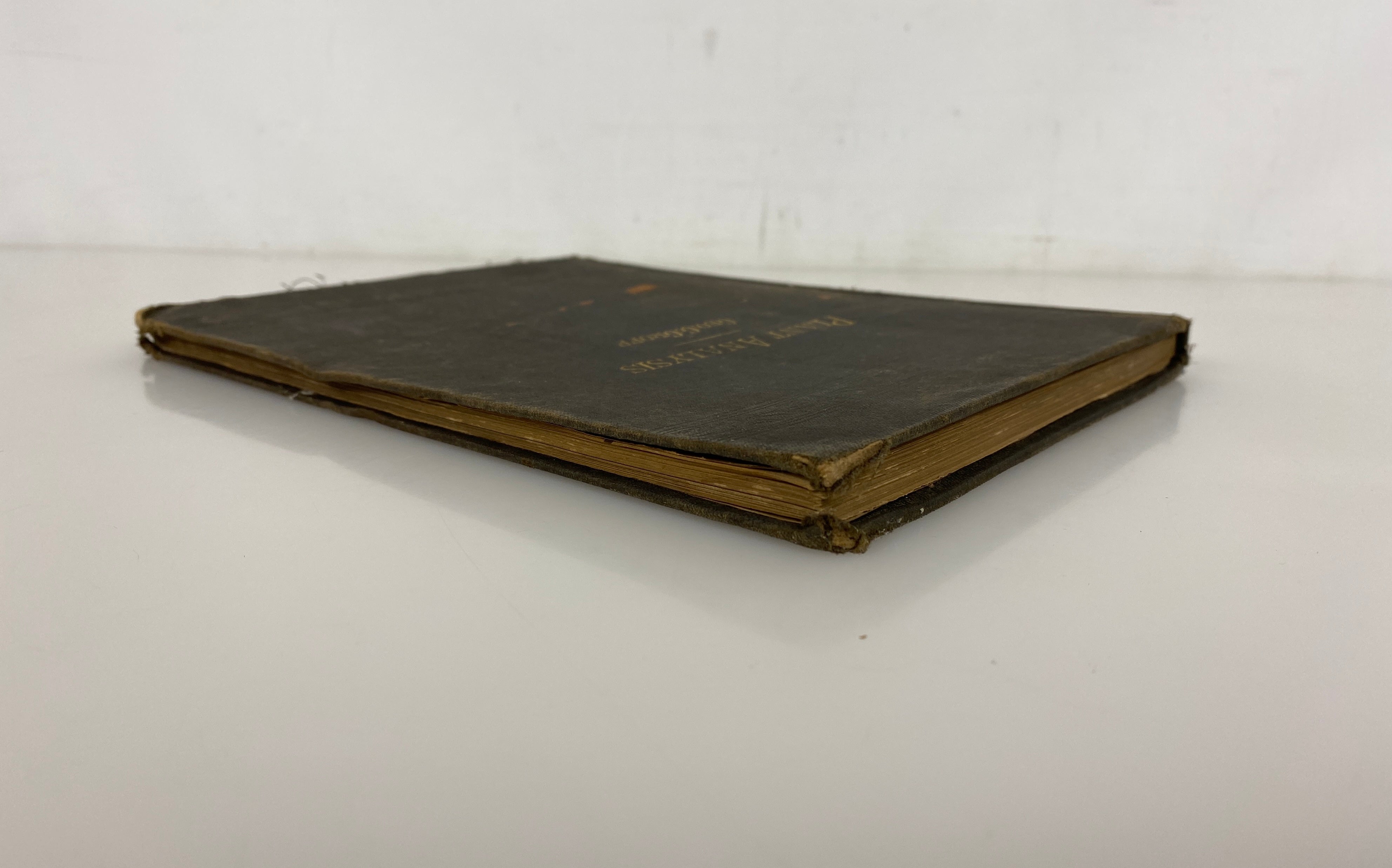 Plant Analysis by Groff Plant Descriptions & Analyses 1880 Antique HC