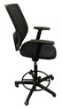 Black Adjustable Office Chair on Wheels