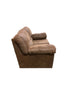 Brown Nubuck Style Love Seat