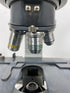 Vintage AO Spencer Model No. 1036 Microscope with Power Supply Transformer and 4 Objective Lenses