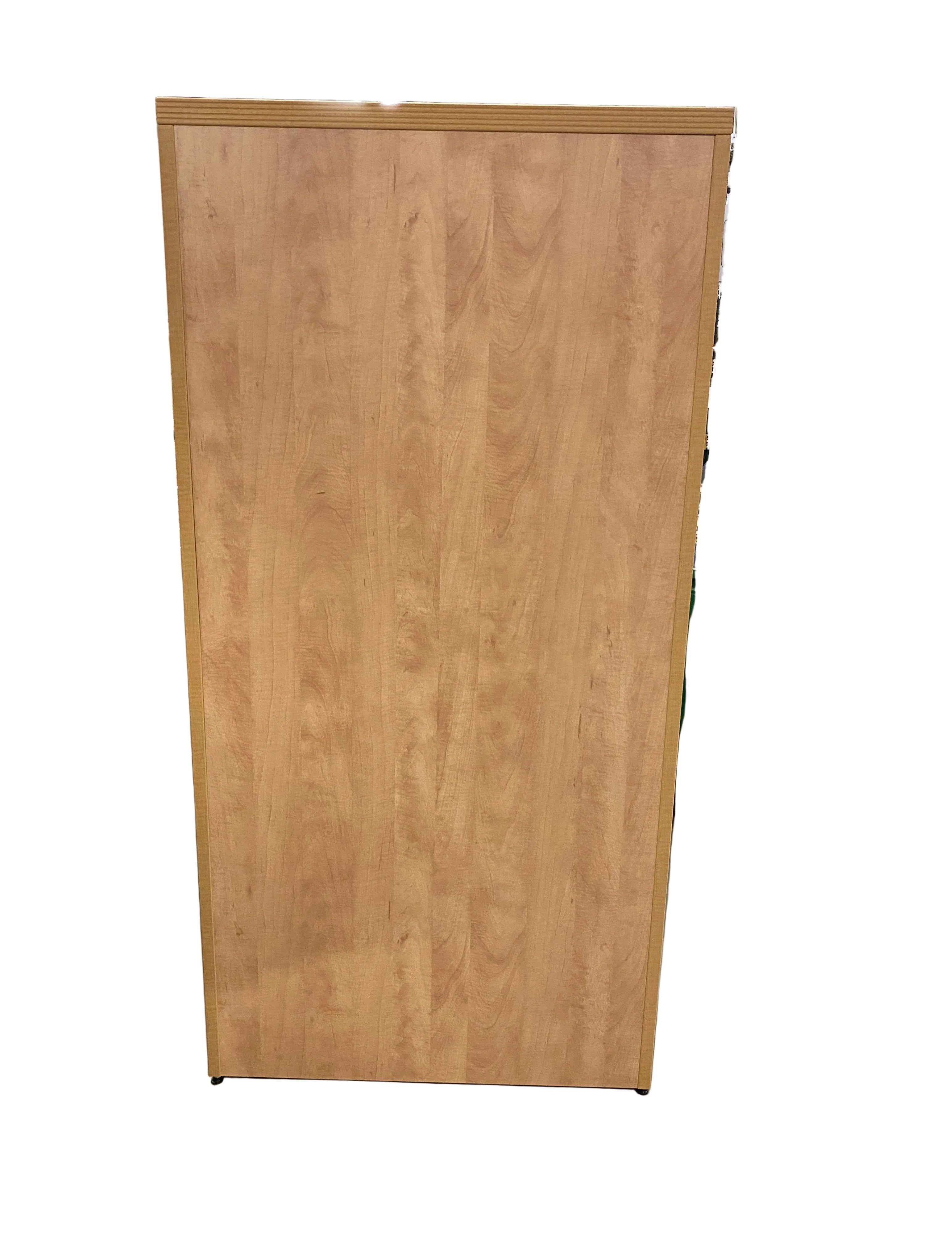Light Oak 5 Tier Bookshelf