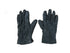 Thinsulate Black Faux Leather Gloves