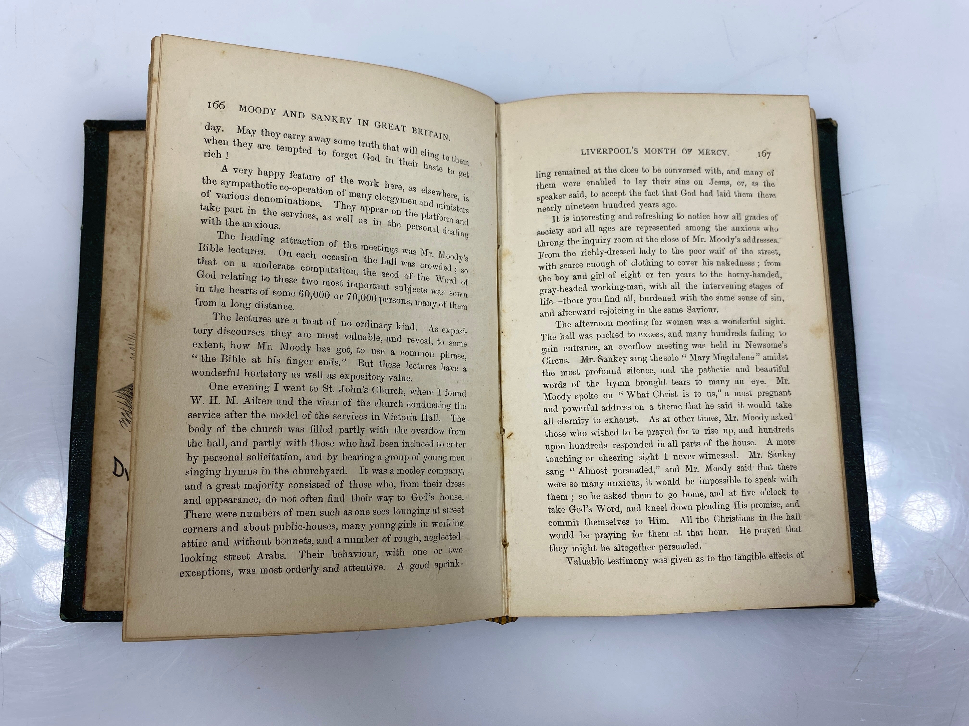The Lives and Labors of Moody & Sankey by Boyd 1876 Antique HC