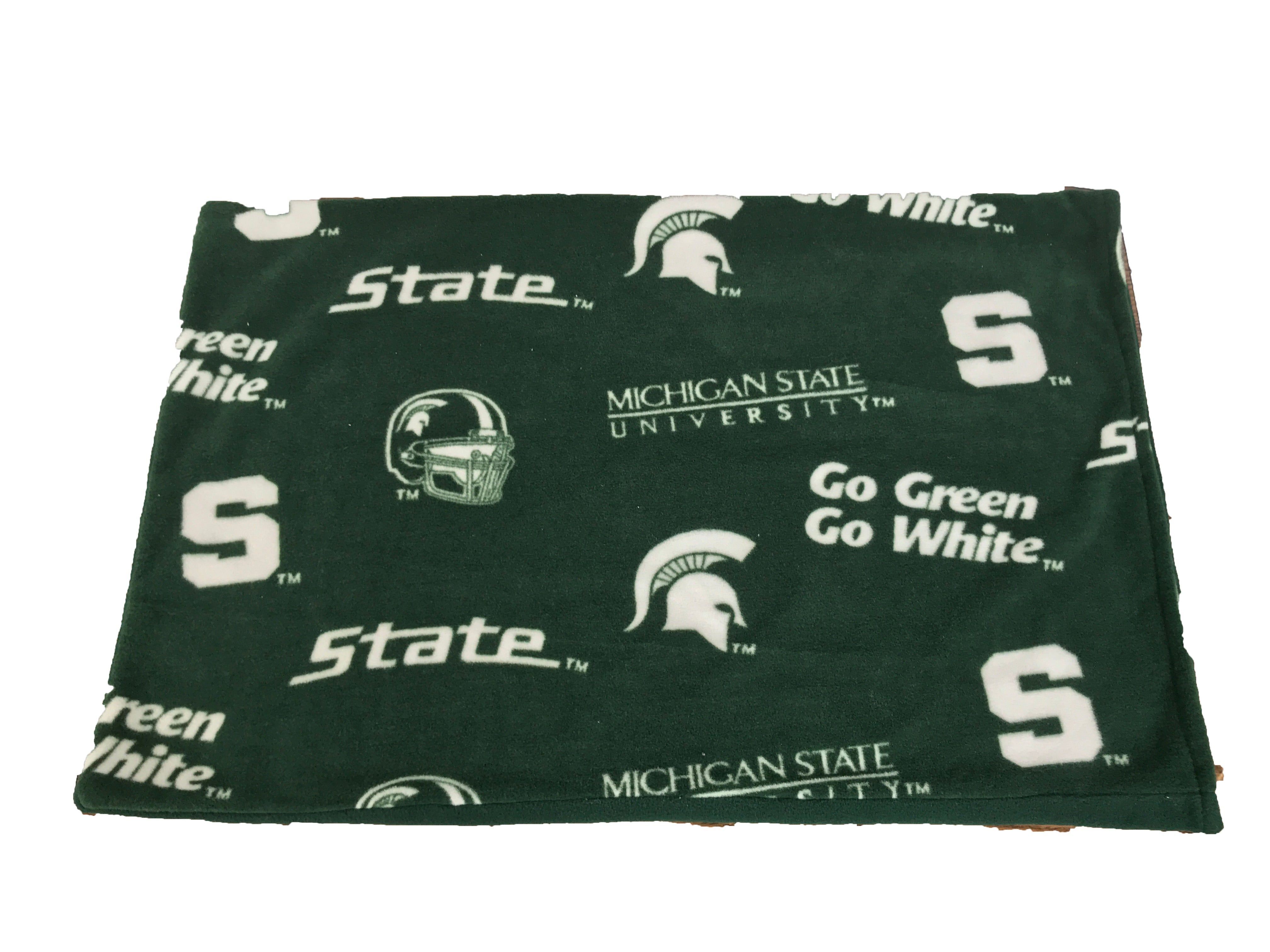 Michigan State Football Theme Pillow Case