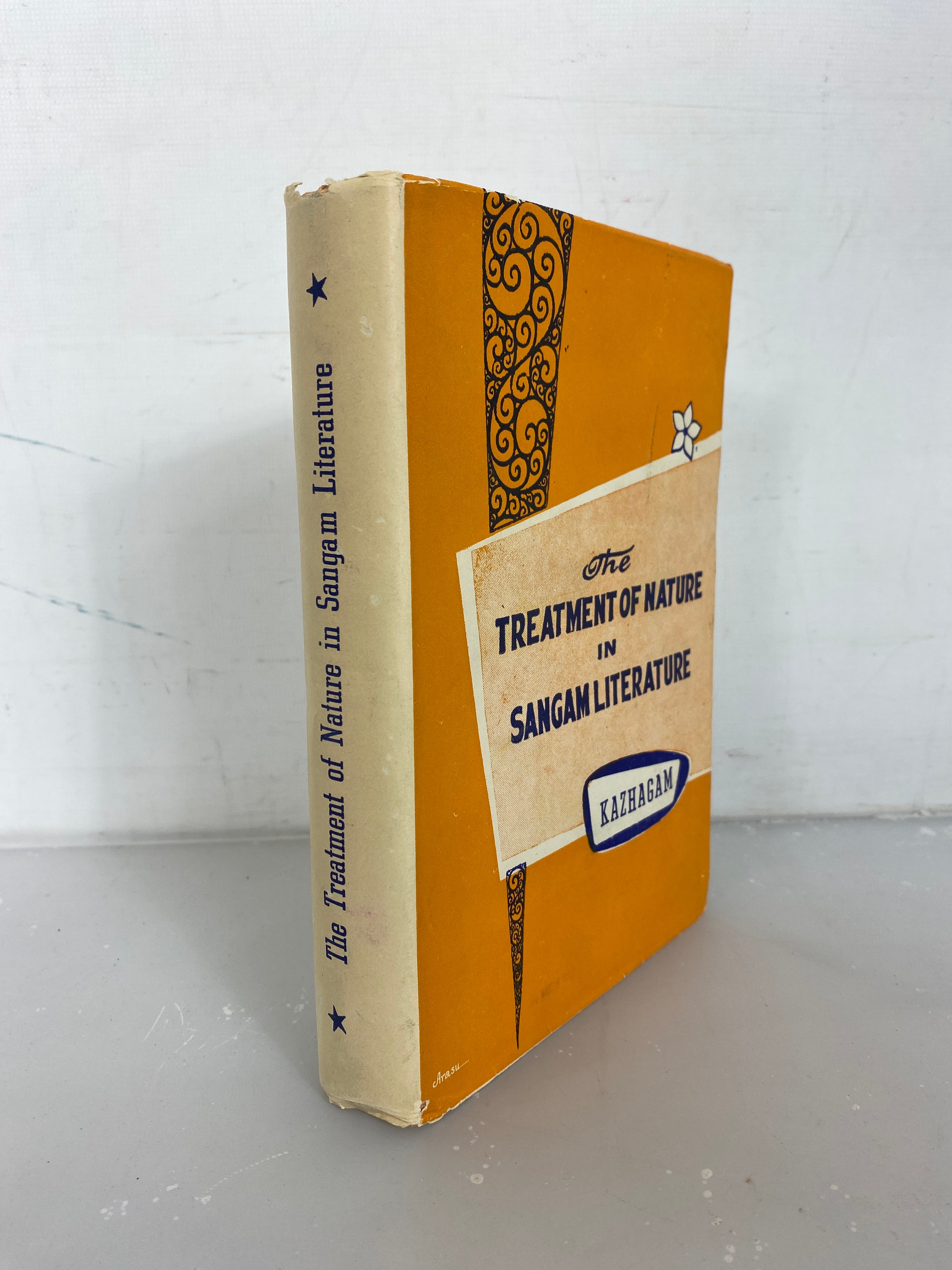 Lot of 3 Tamil Literature Books: The Treatment of Nature in Sangam Literature (1969) and The Golden Anthology of Ancient Tamil Literature Volumes II and III (1959-1960) HC DJ