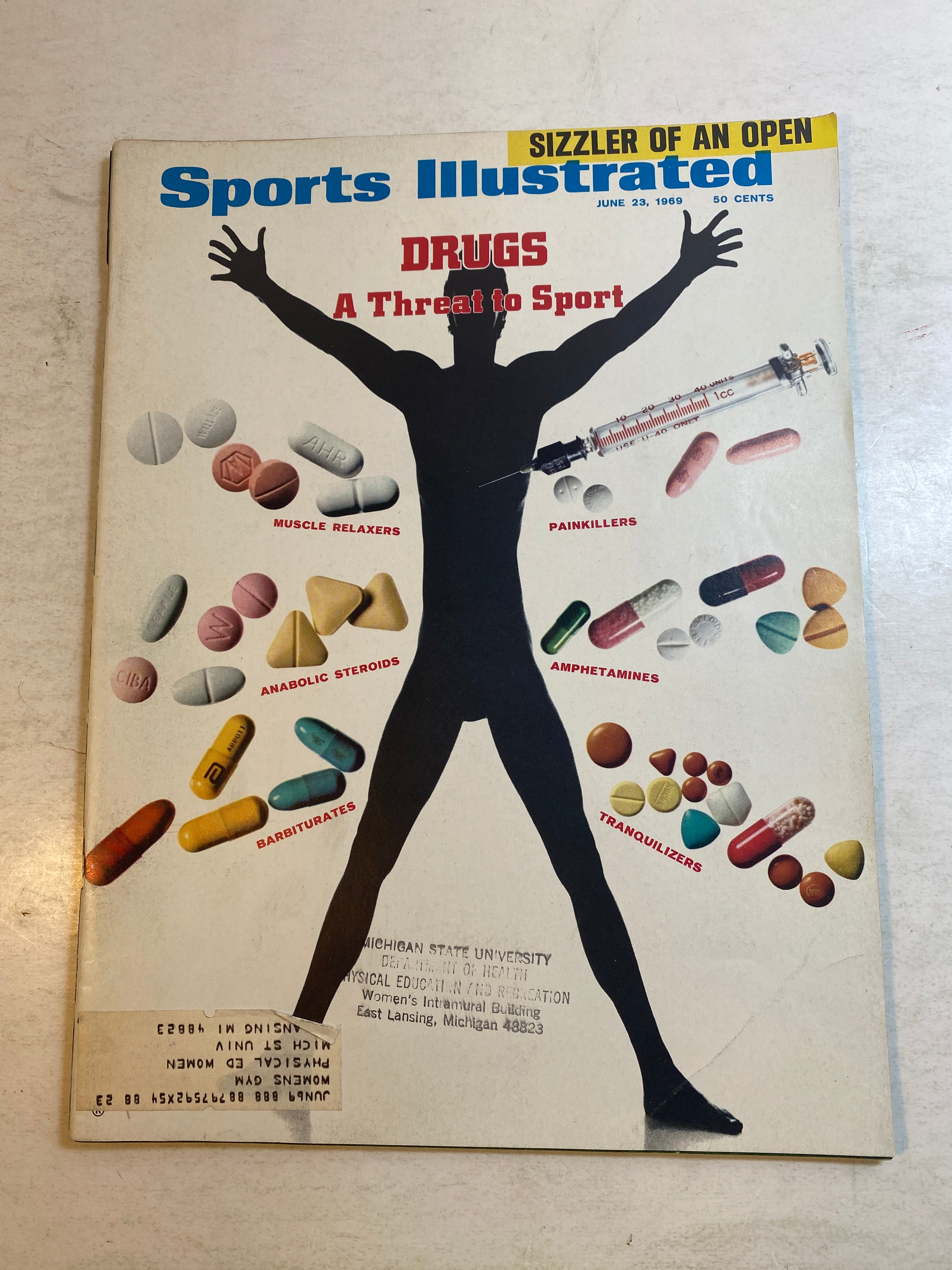 Sports Illustrated June 23 1969 Performance Enhancing Drugs PEDs