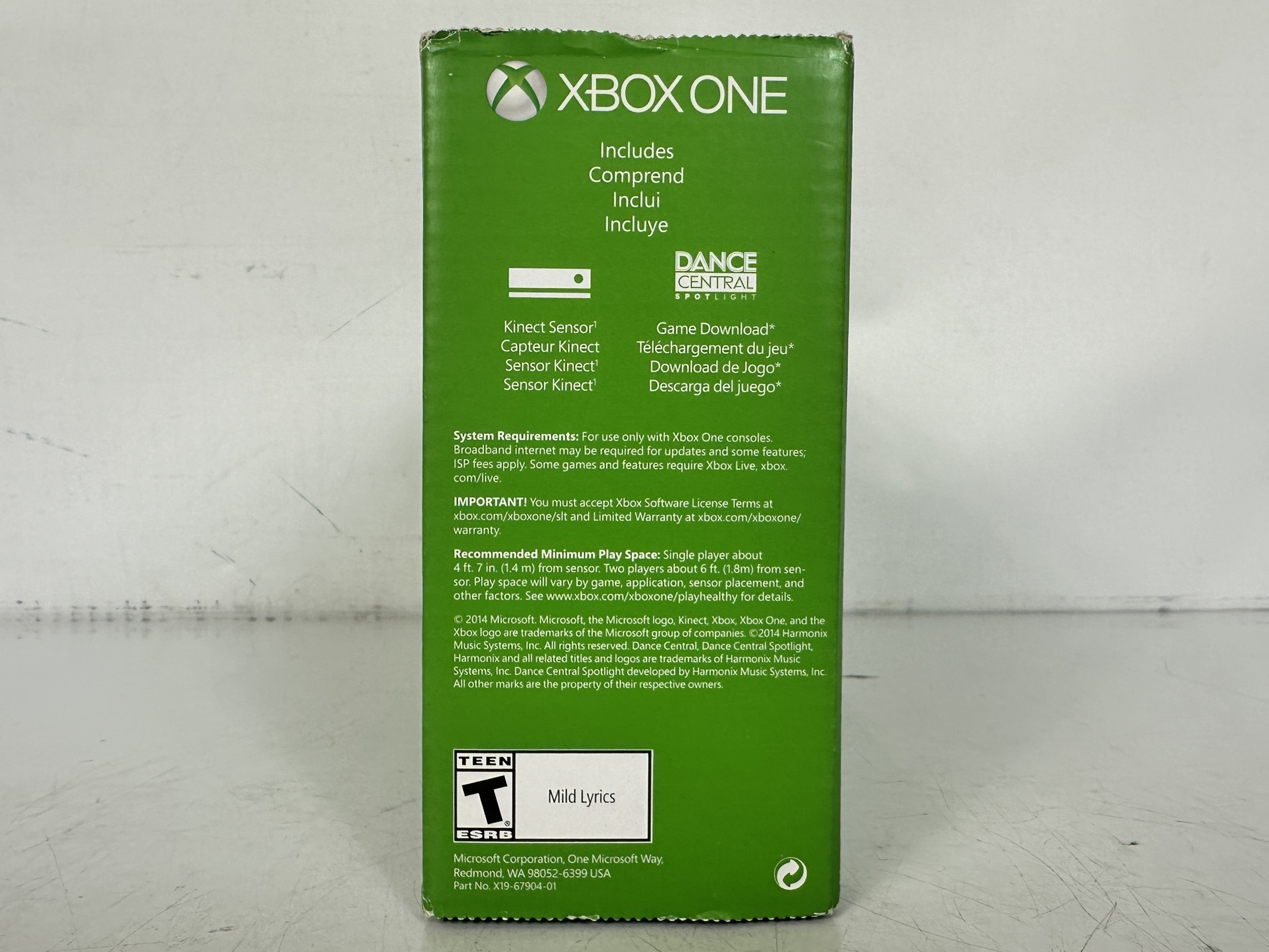 Xbox One Microsoft Kinect Sensor