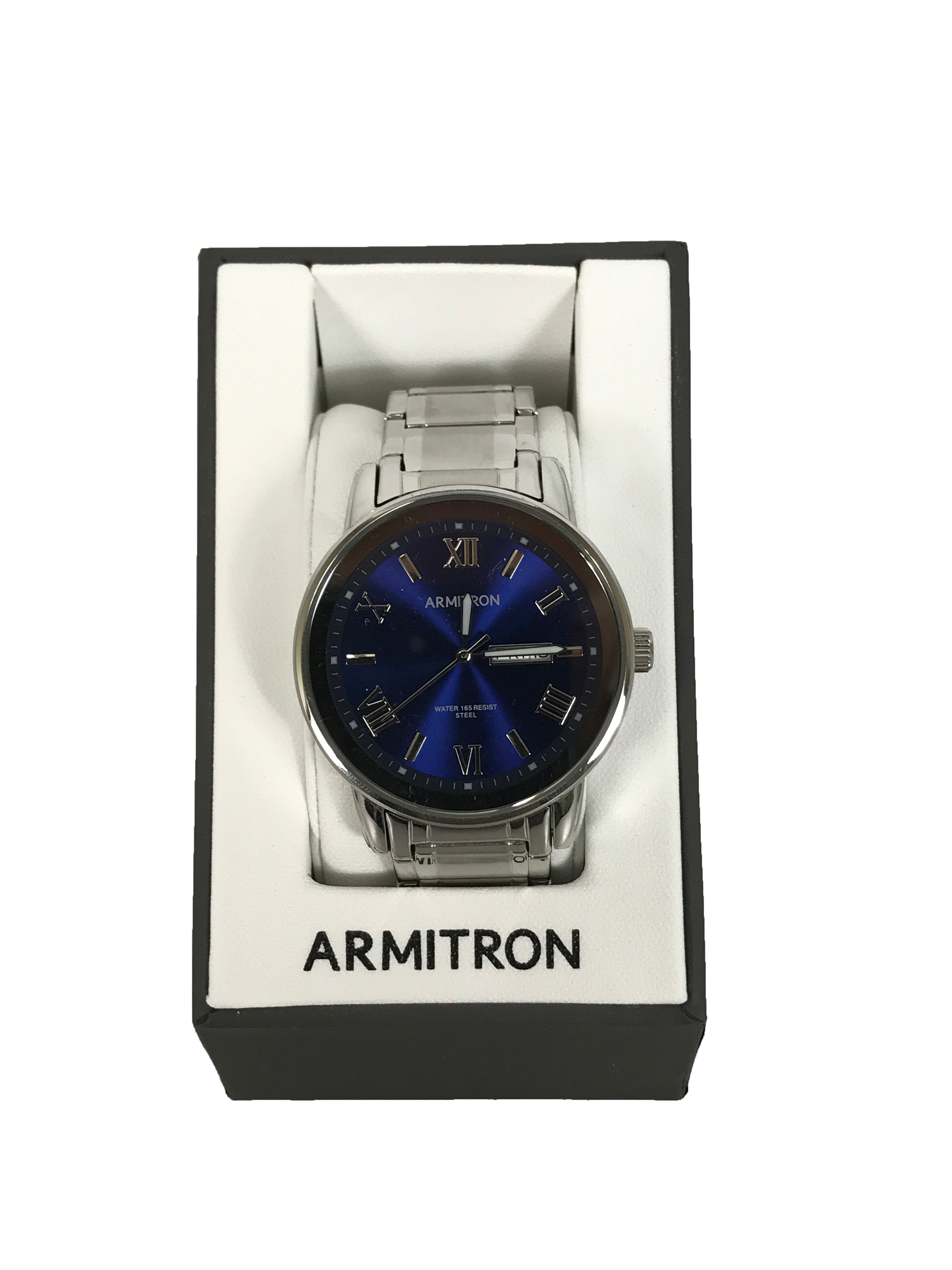 Armitron Blue-Face and Silver Men's Watch