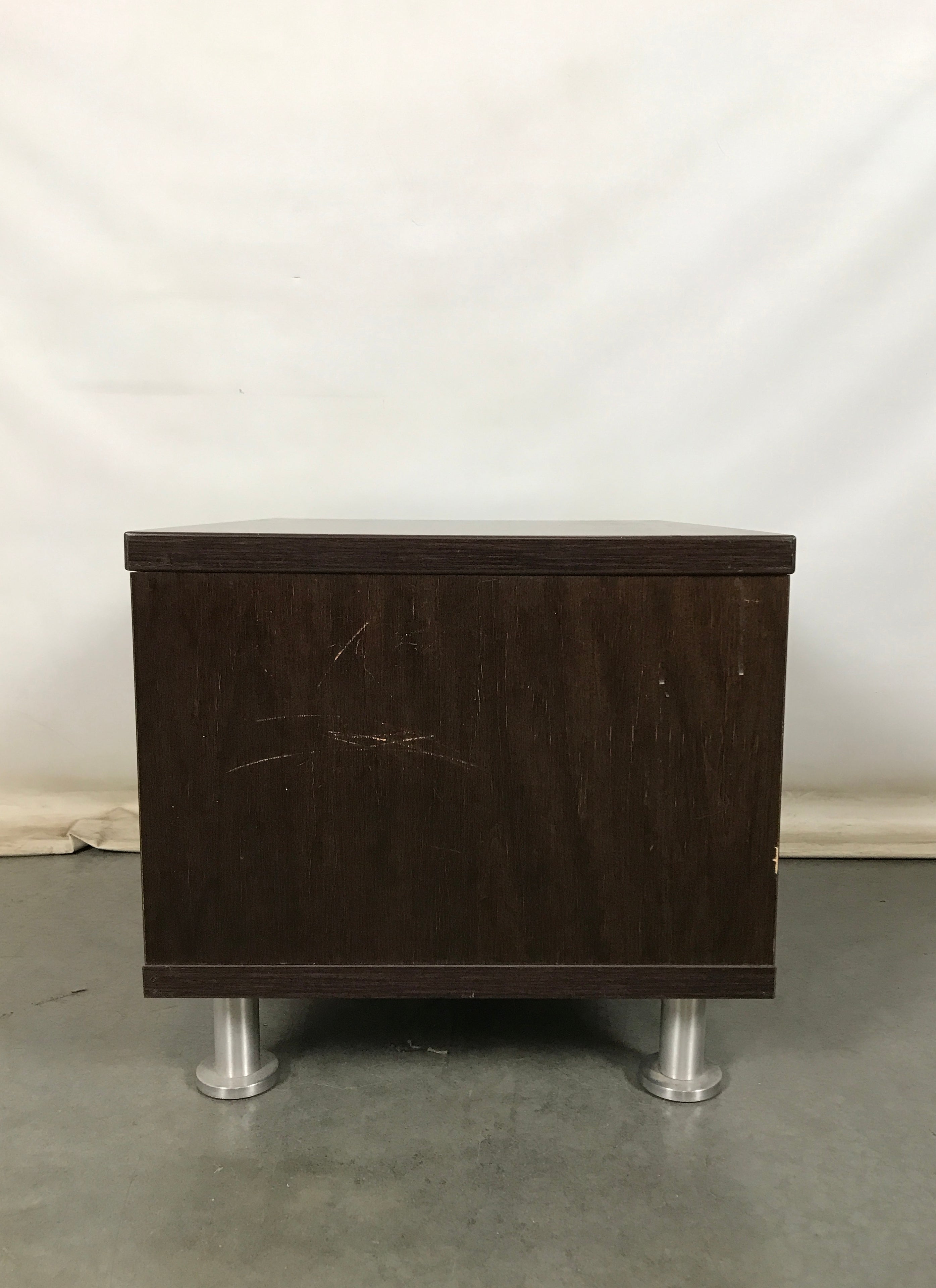 Brown Wooden Small Side Table