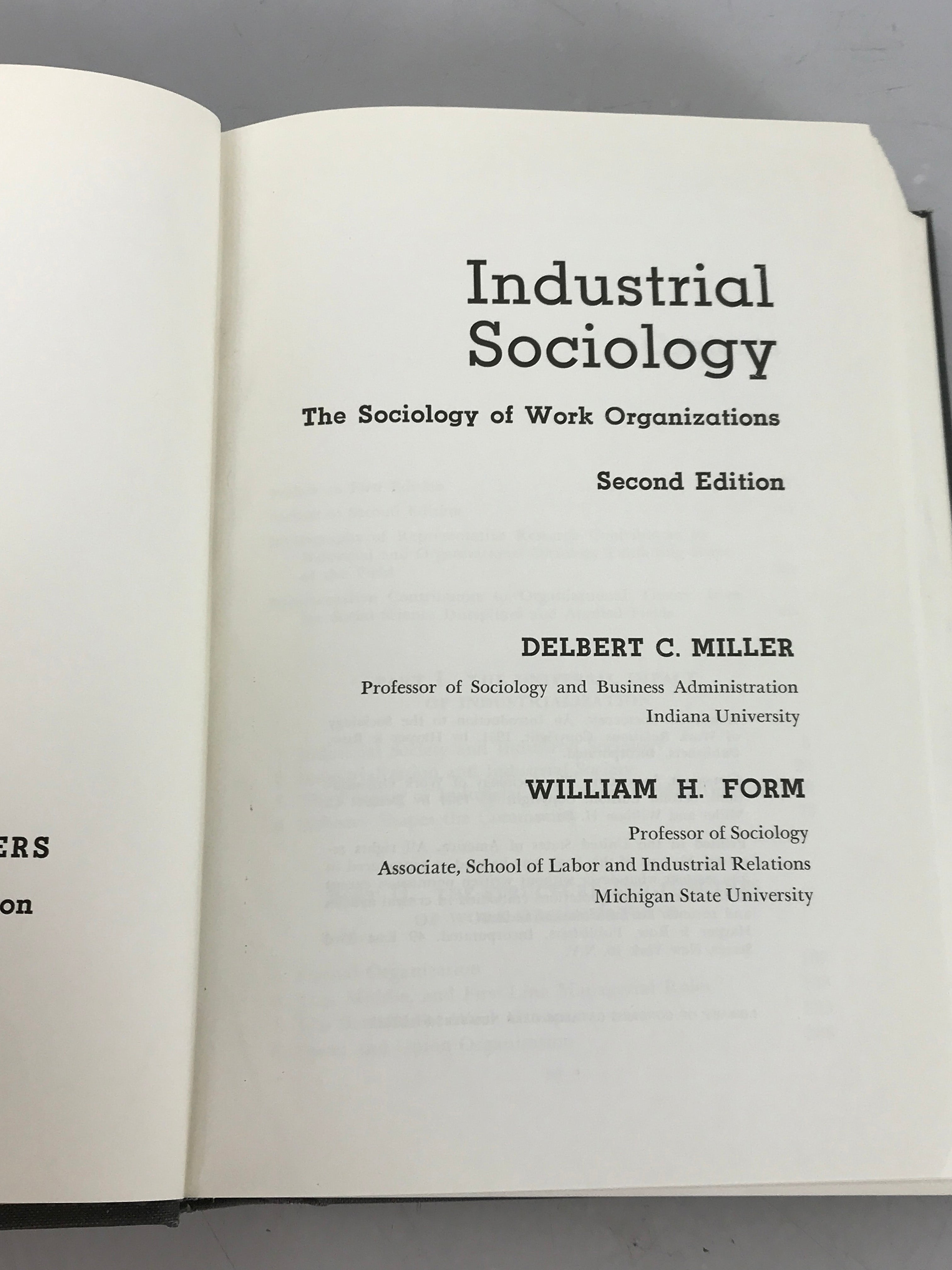 Lot of 3 Industrial Society and the Worker Books 1962-1964 HC DJ SC
