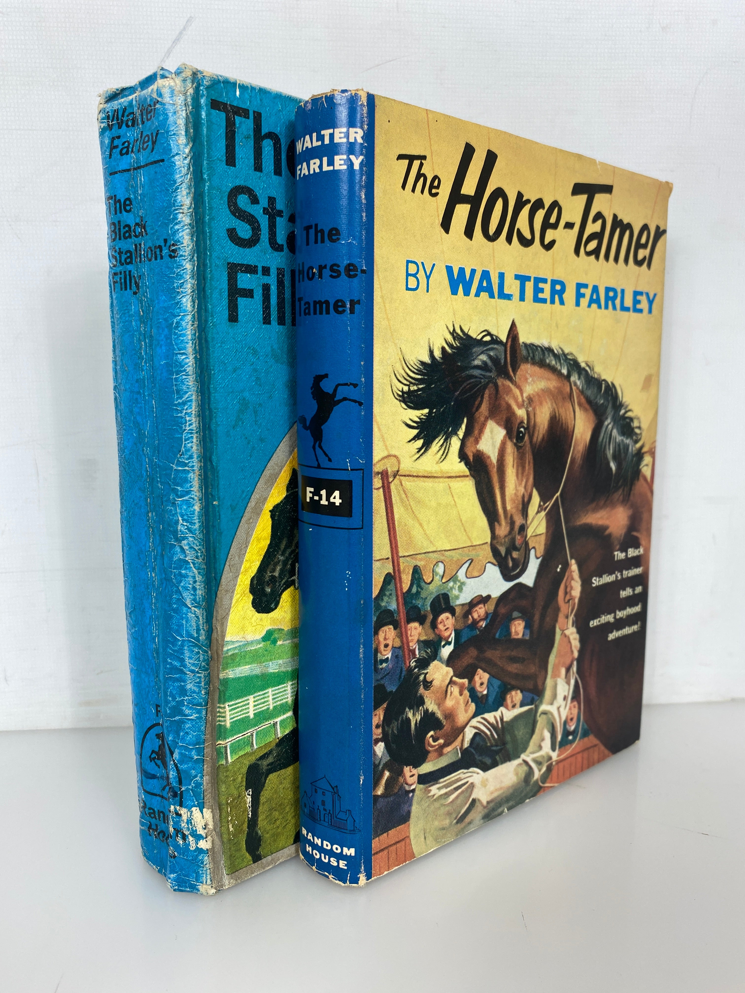 Lot of 2  Walter Farley The Horse-Tamer/The Black Stallion's Filly 1952-58 HC