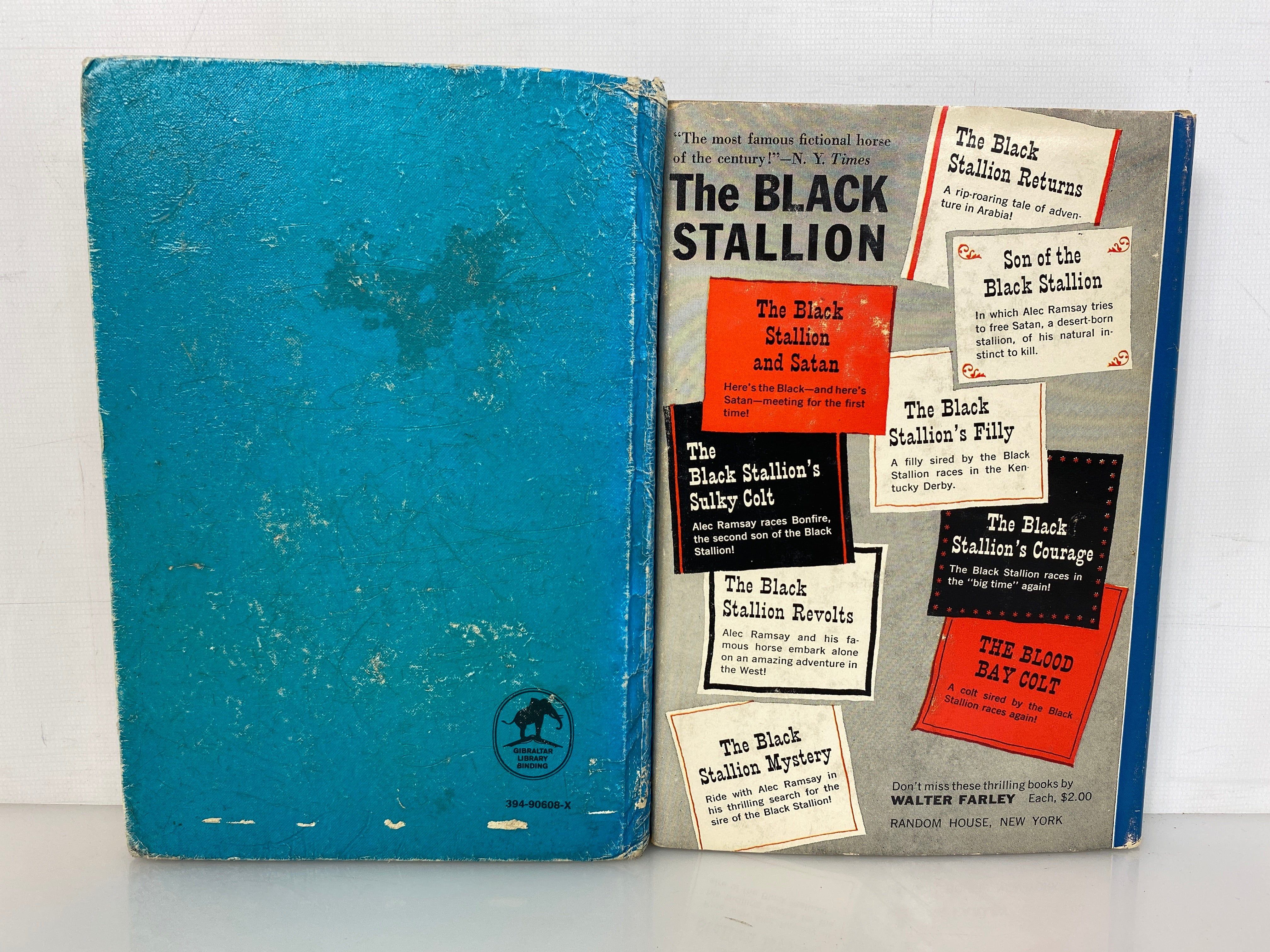 Lot of 2  Walter Farley The Horse-Tamer/The Black Stallion's Filly 1952-58 HC