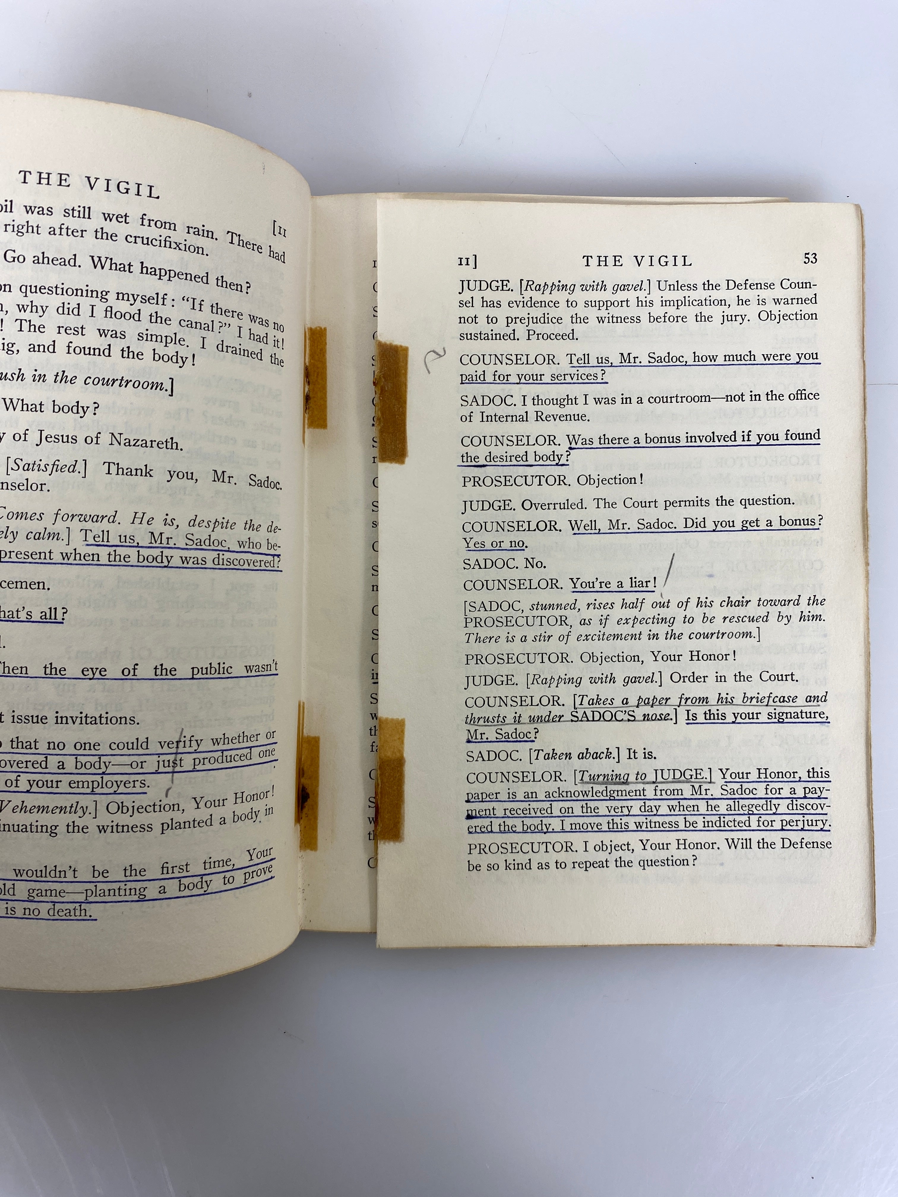 7 Vtg Plays incl: Wizard of Oz/Heidi/The Drunkard/Witness for the Prosecution SC