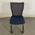 Haworth #030911 Blue Upholstered Foldable Rolling Chair