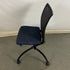 Haworth #030911 Blue Upholstered Foldable Rolling Chair