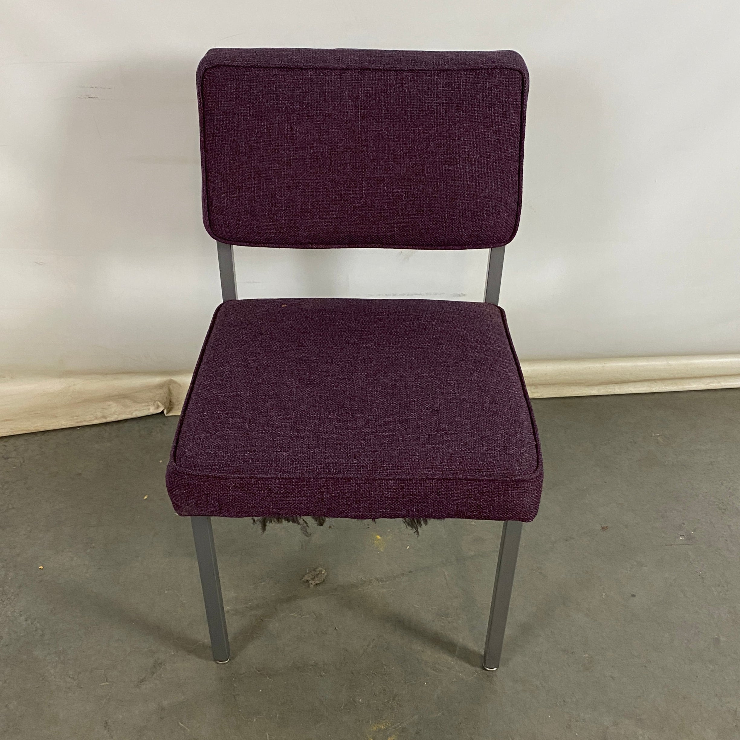 United Chair Co Purple Upholstered Fabric Chair