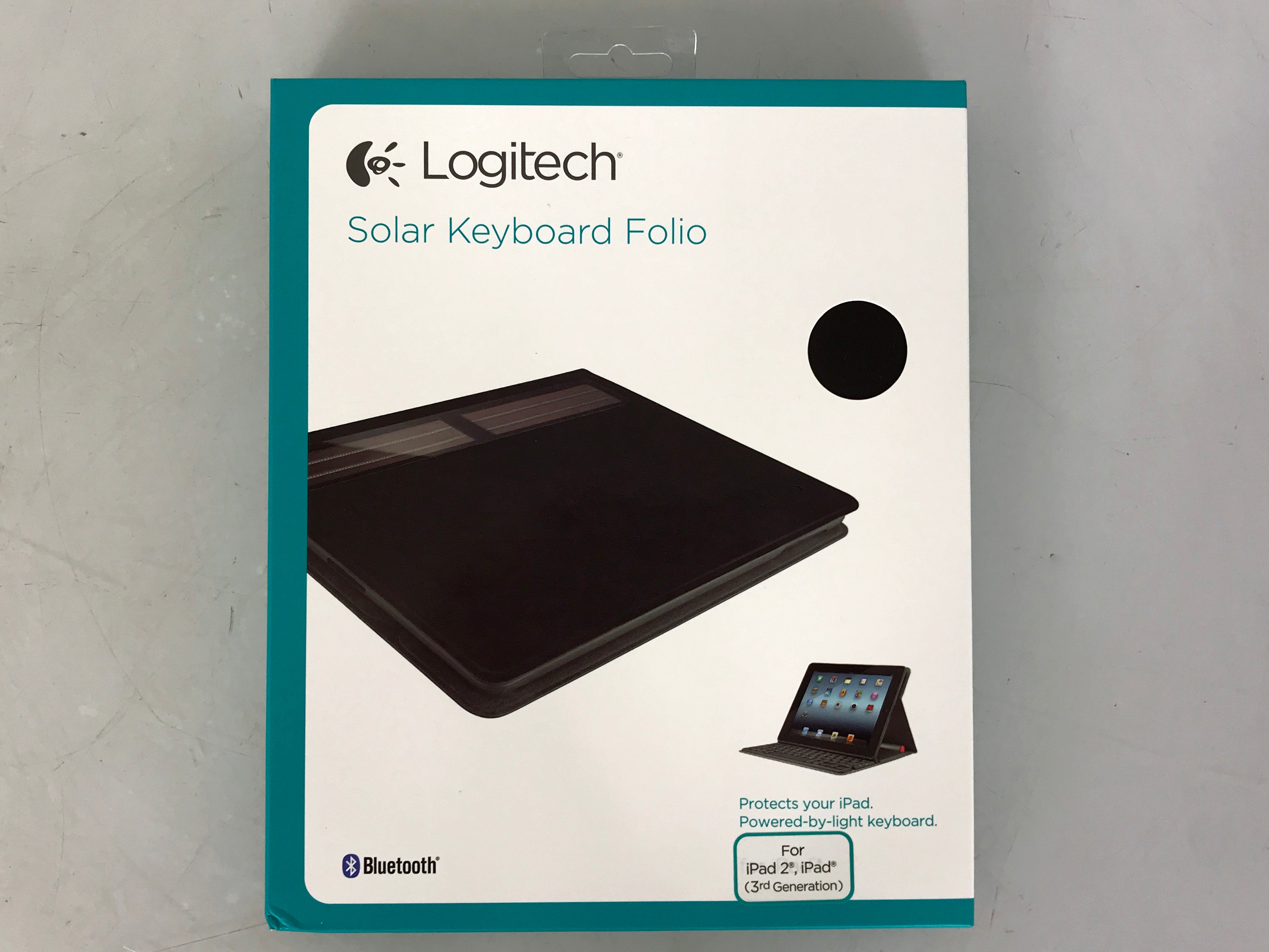 Logitech Solar Keyboard Folio For iPad 2, and iPad (3rd Gen)