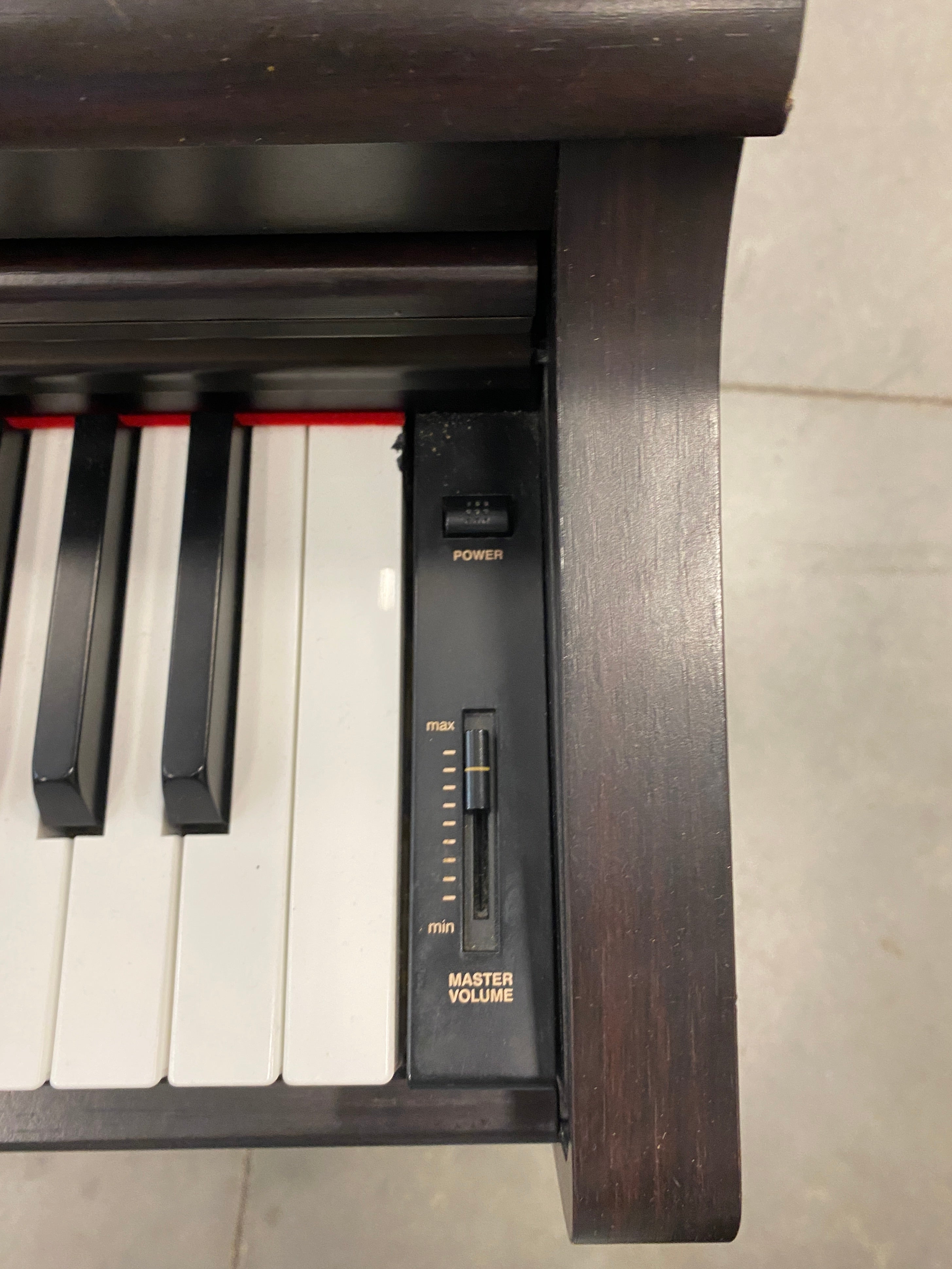 Kawai Dark Wood Digital Piano Variation #2