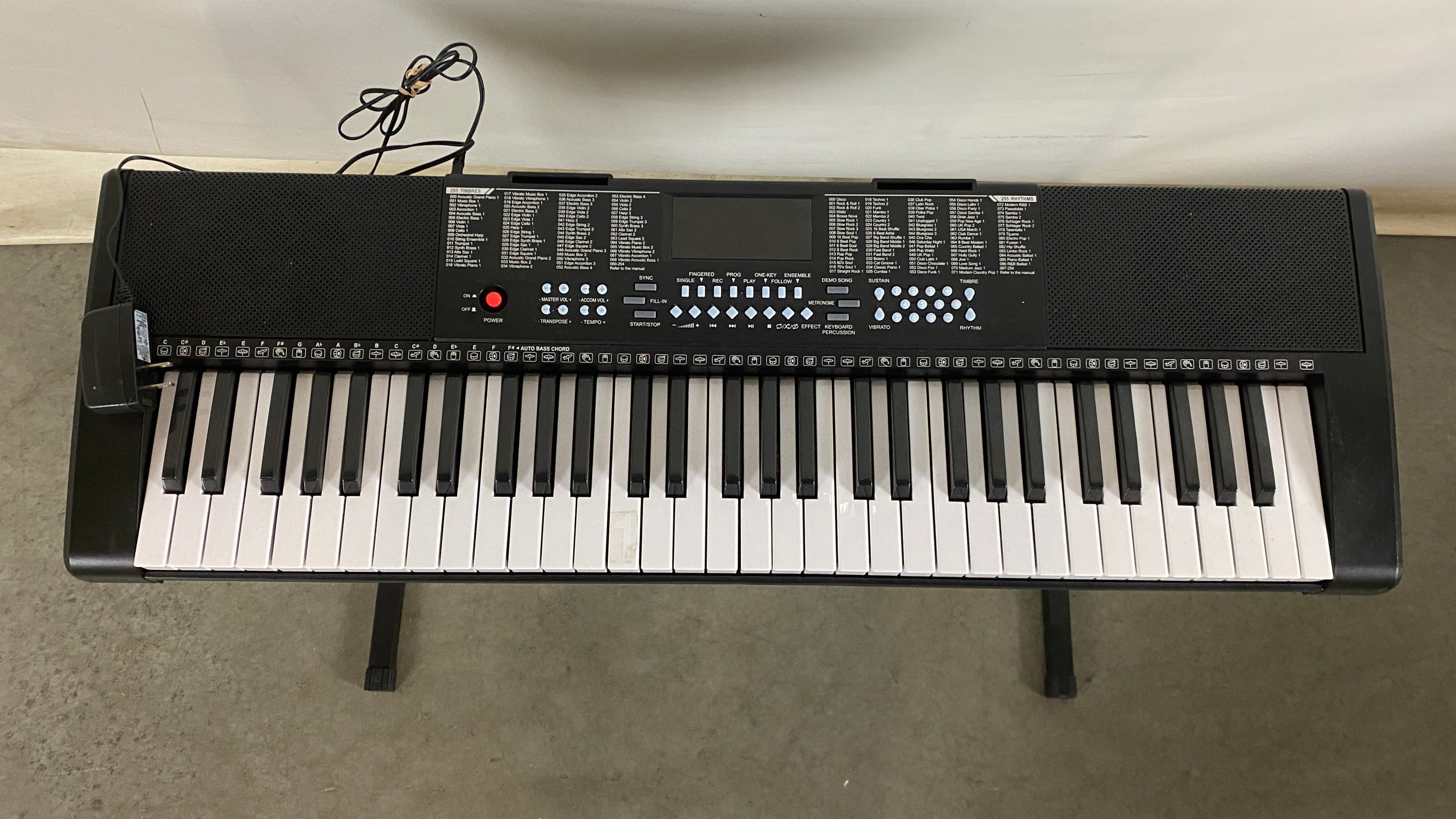 Digital Piano Keyboard with Removable Stand