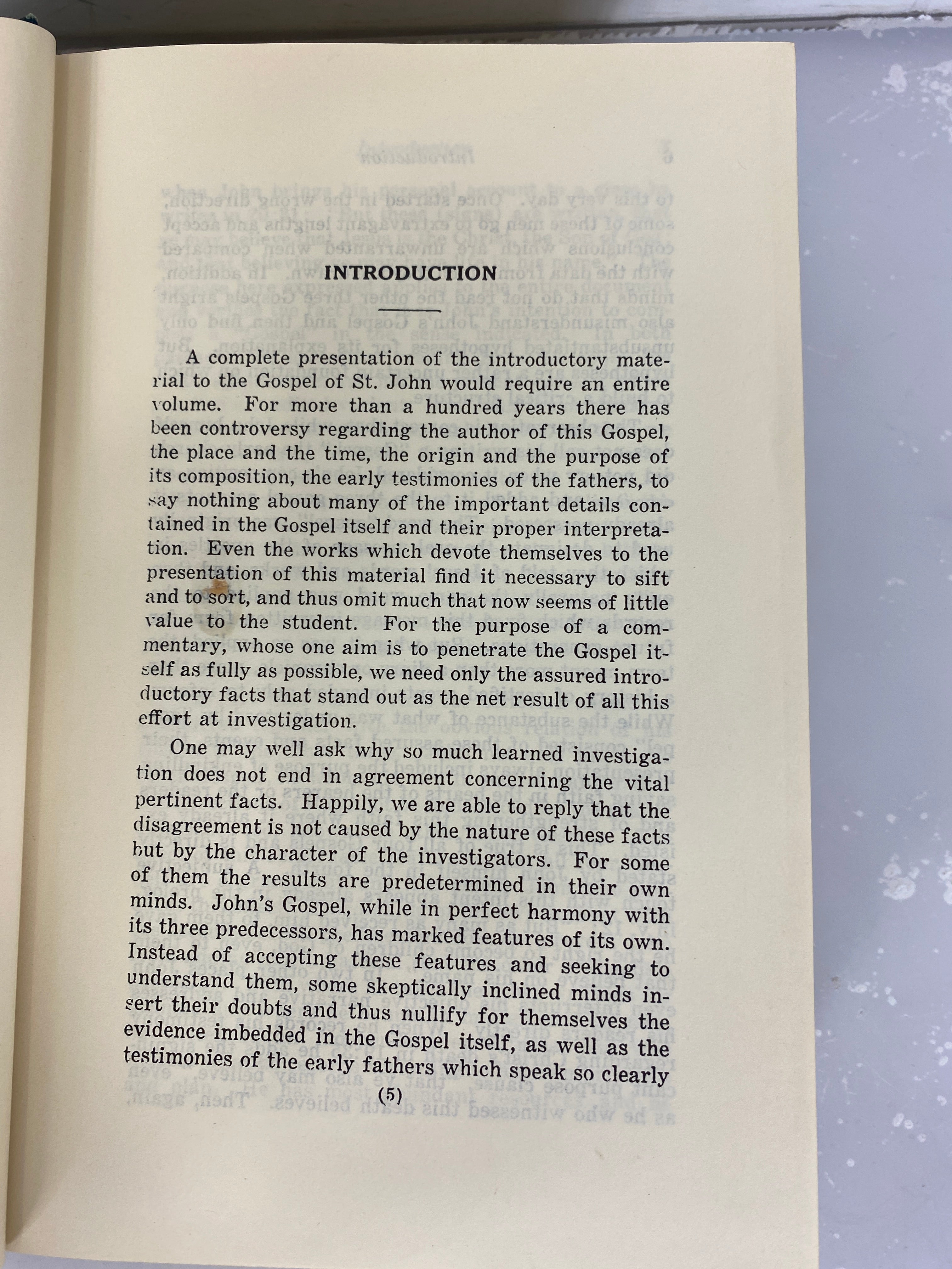 The Interpretation of St. John's Gospel by R.C.H. Lenski 1961 HC