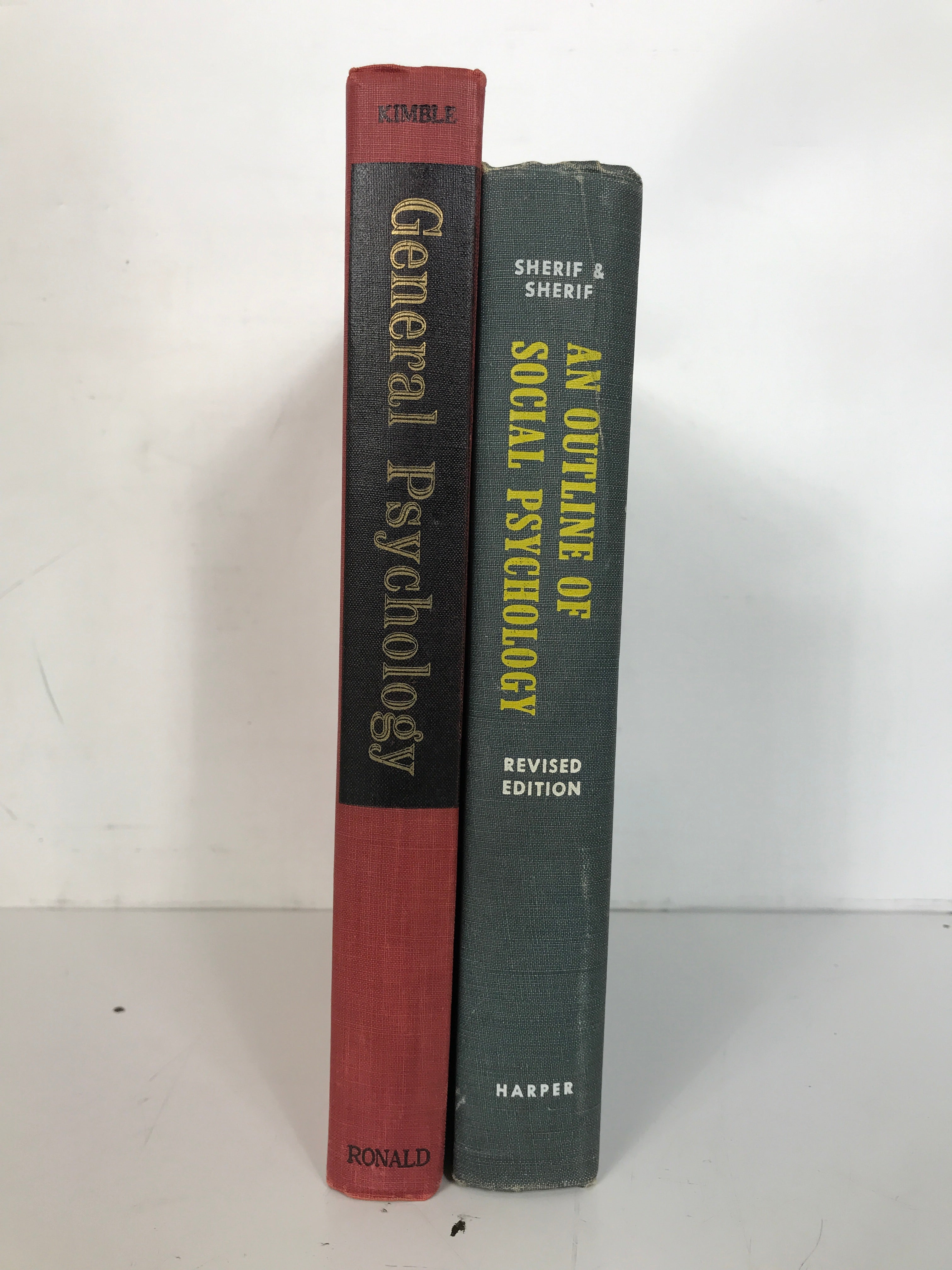 2 Vintage Psych Vols: Principles of General Psych/Outline of Social Psych HC