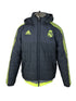 Adidas Real Madrid Gray Padded Jacket Men's Size M