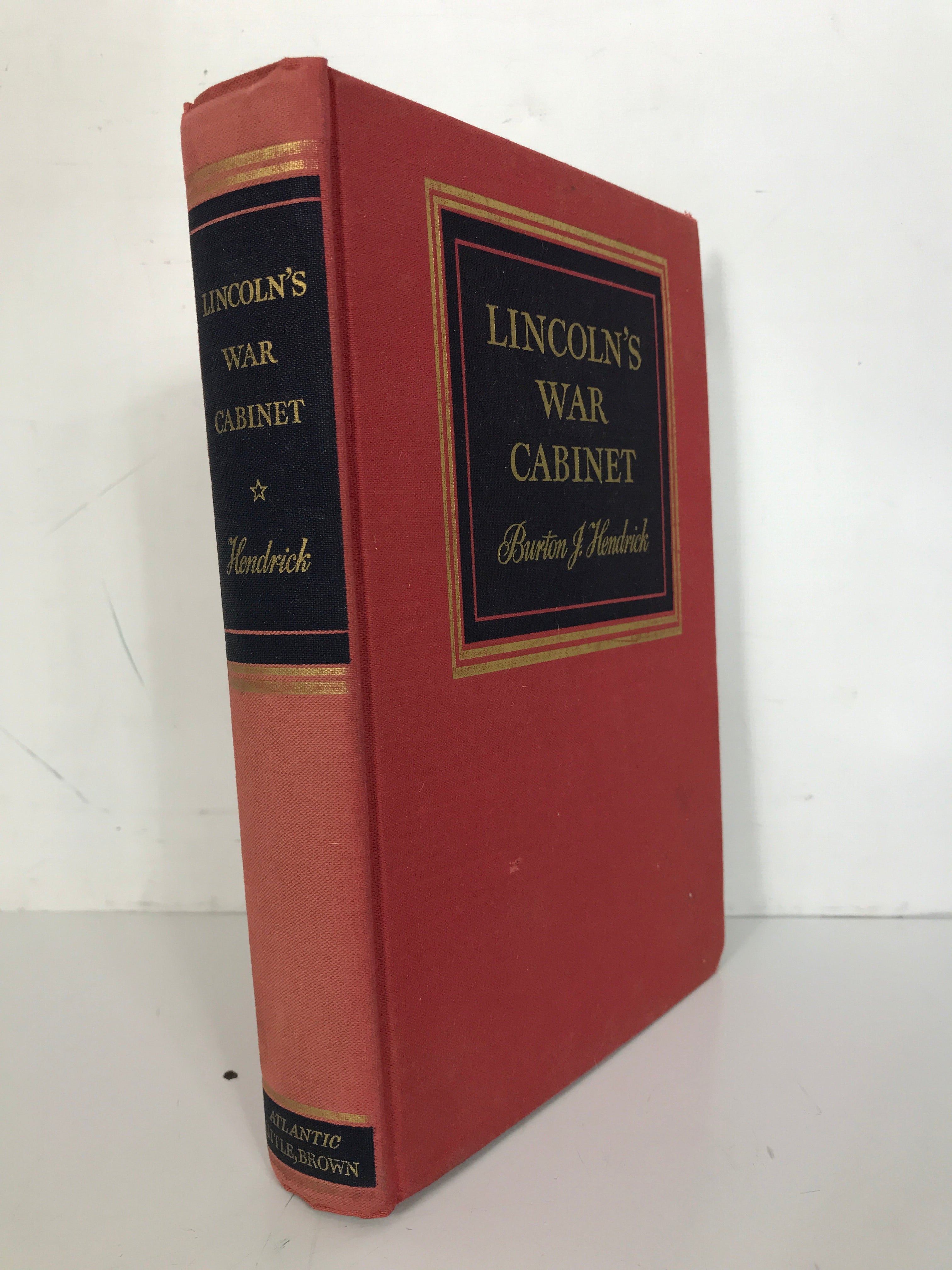 Lincoln's War Cabinet Burton Hendrick 1946 1st Edition HC