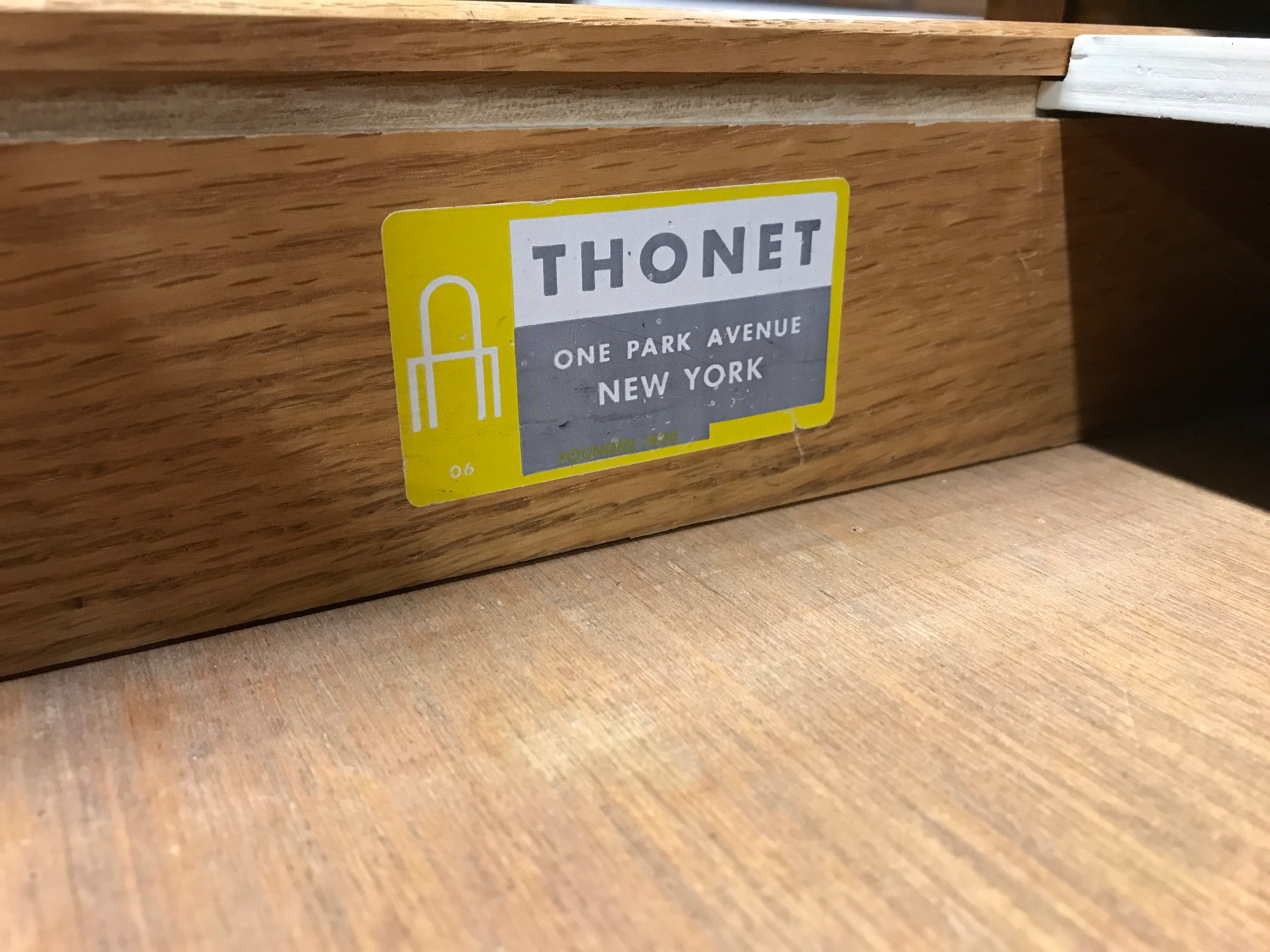 Mid-Century Thonet Floating Top Wooden Desk