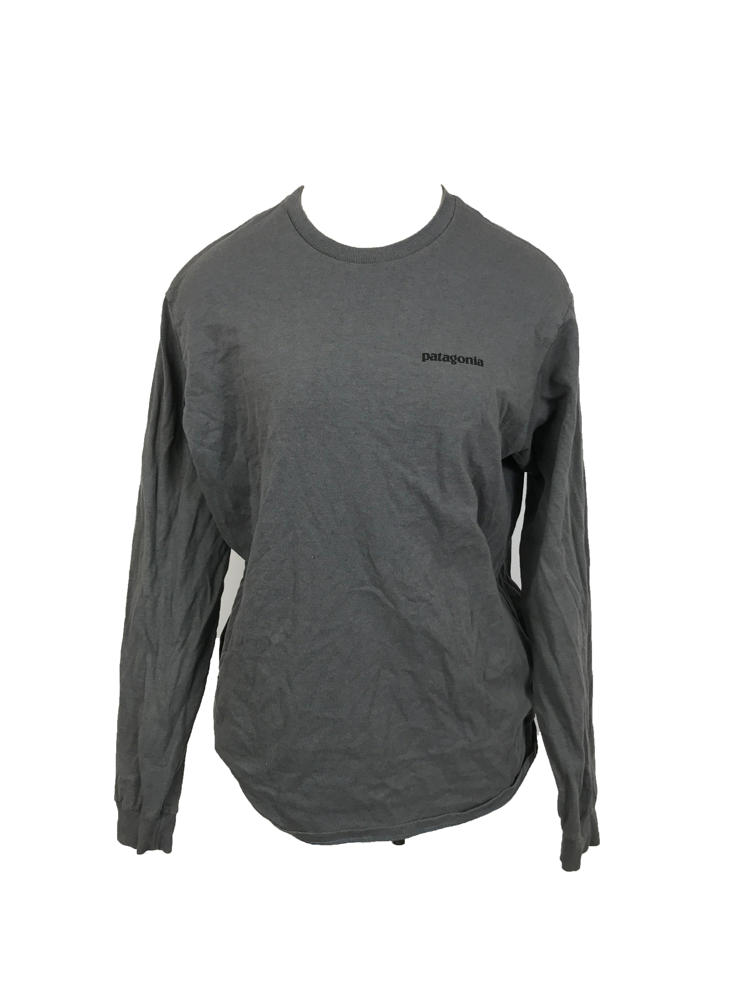 Patagonia Dark Grey Long Sleeve Shirt Men's Size M