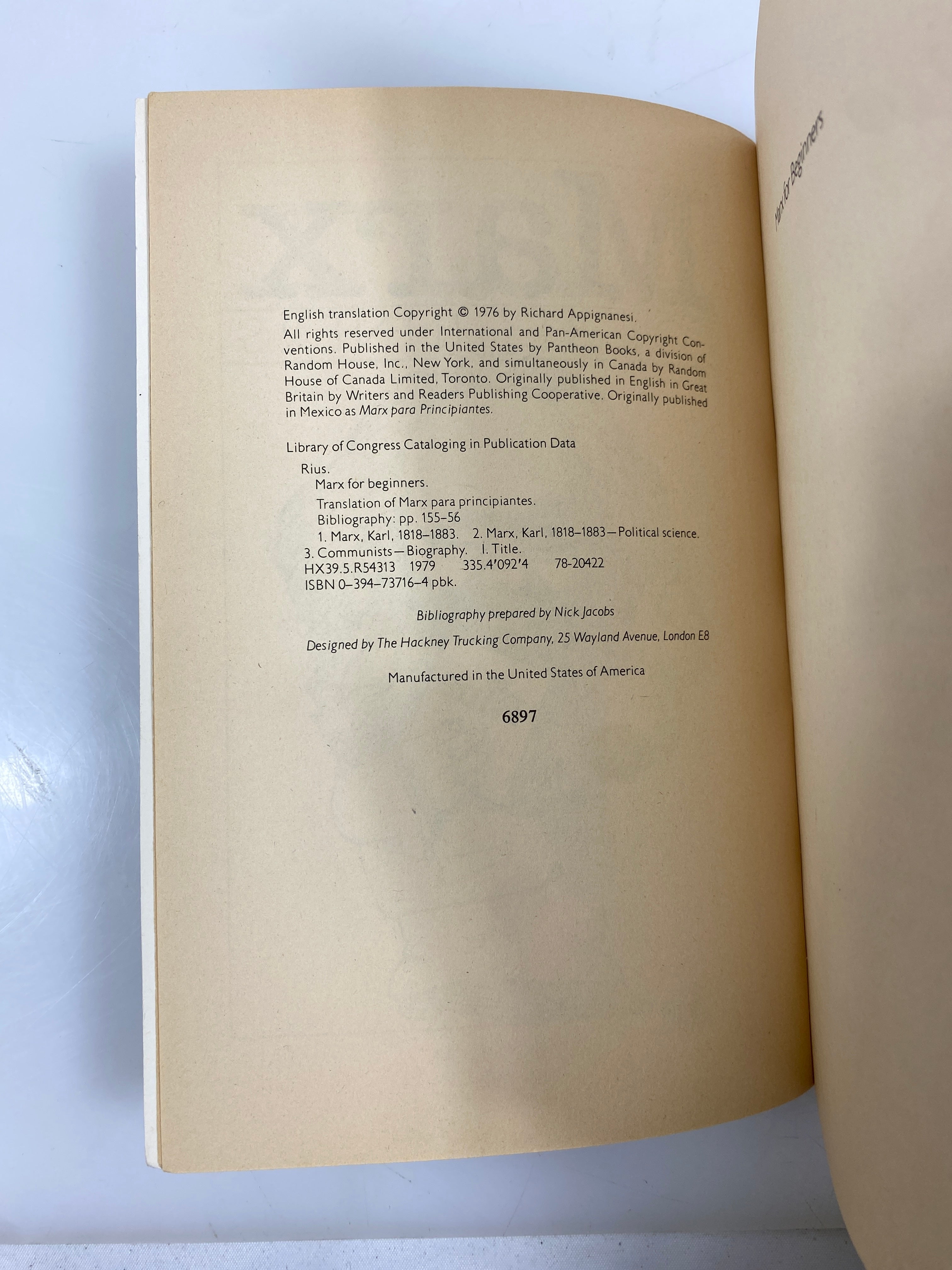 3 Karl Marx: For Beginners/The 18th Brumaire/Critique of the Gotha Programme SC