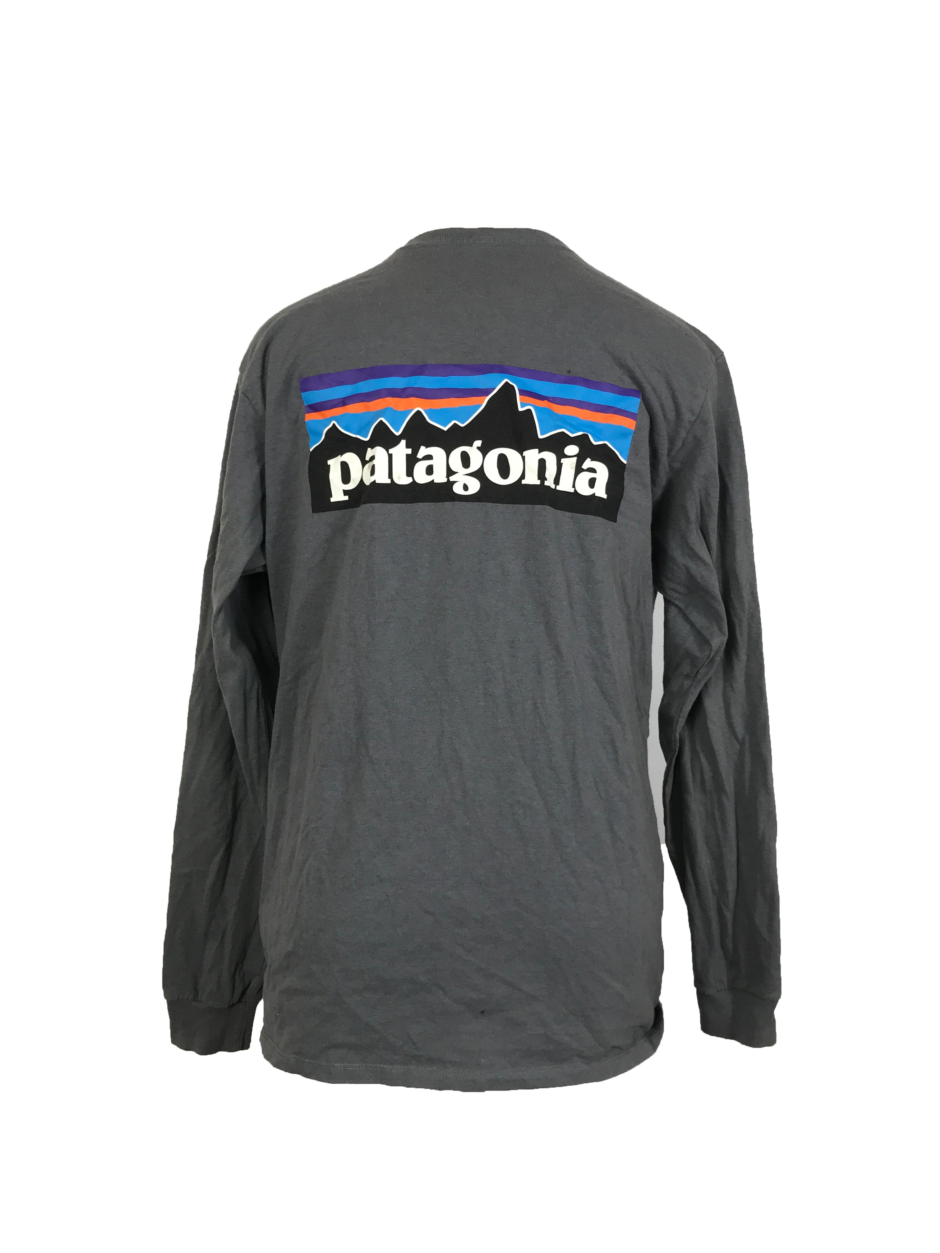 Patagonia Dark Grey Long Sleeve Shirt Men's Size M