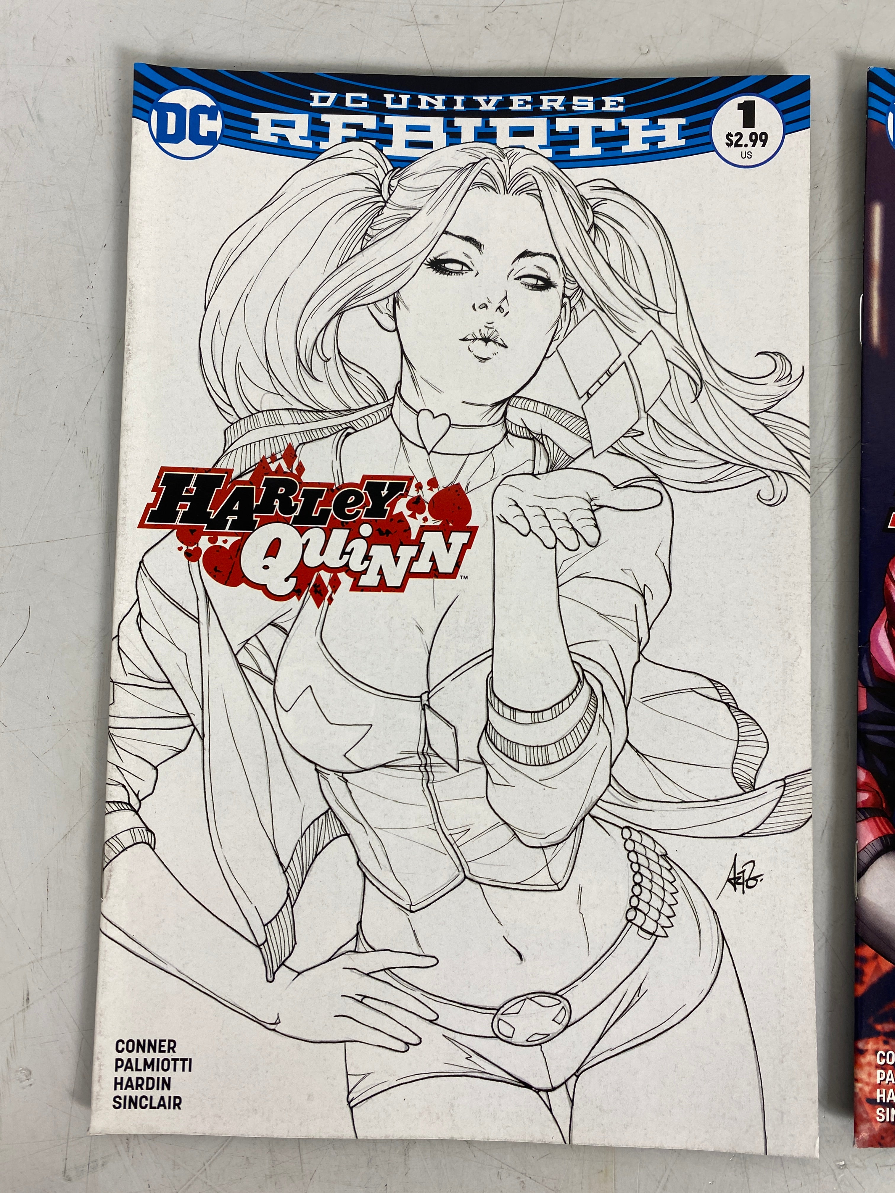 Harley Quinn 1 DC Universe Rebirth Lot of 3 Stanley Lau covers
