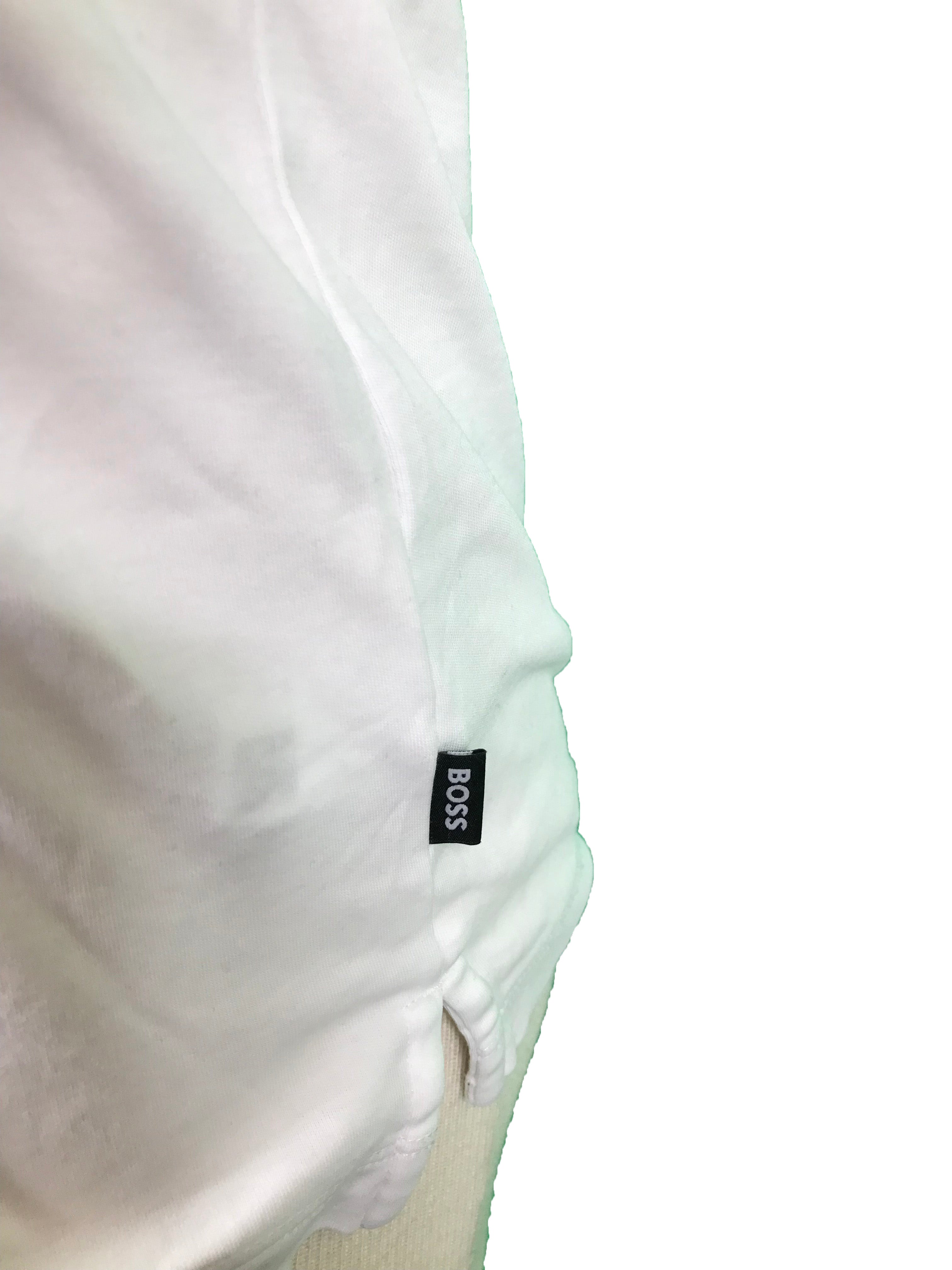 Hugo Boss White Slim-Fit Polo Men's Size Small