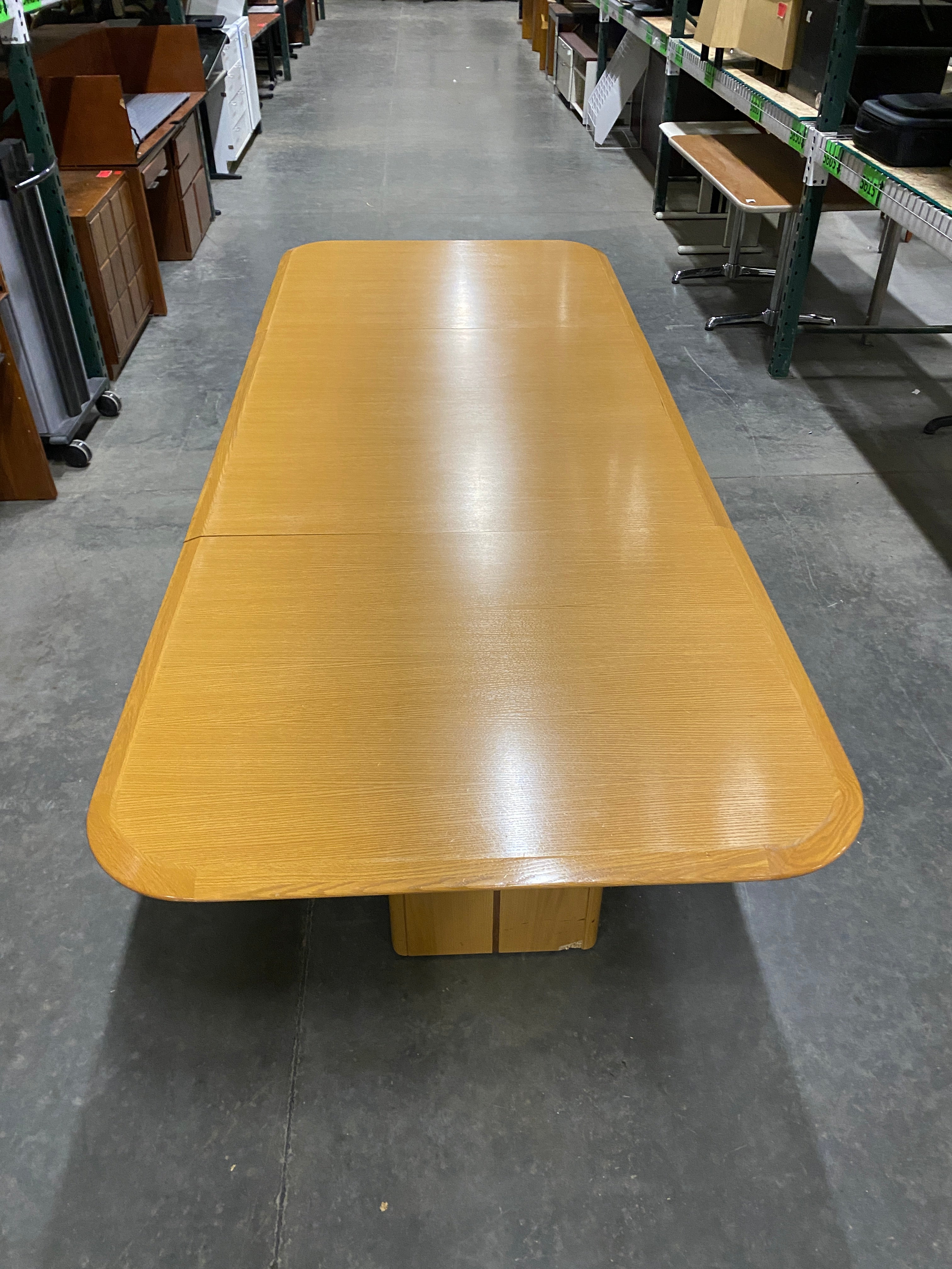 Light Wood Large Conference Table