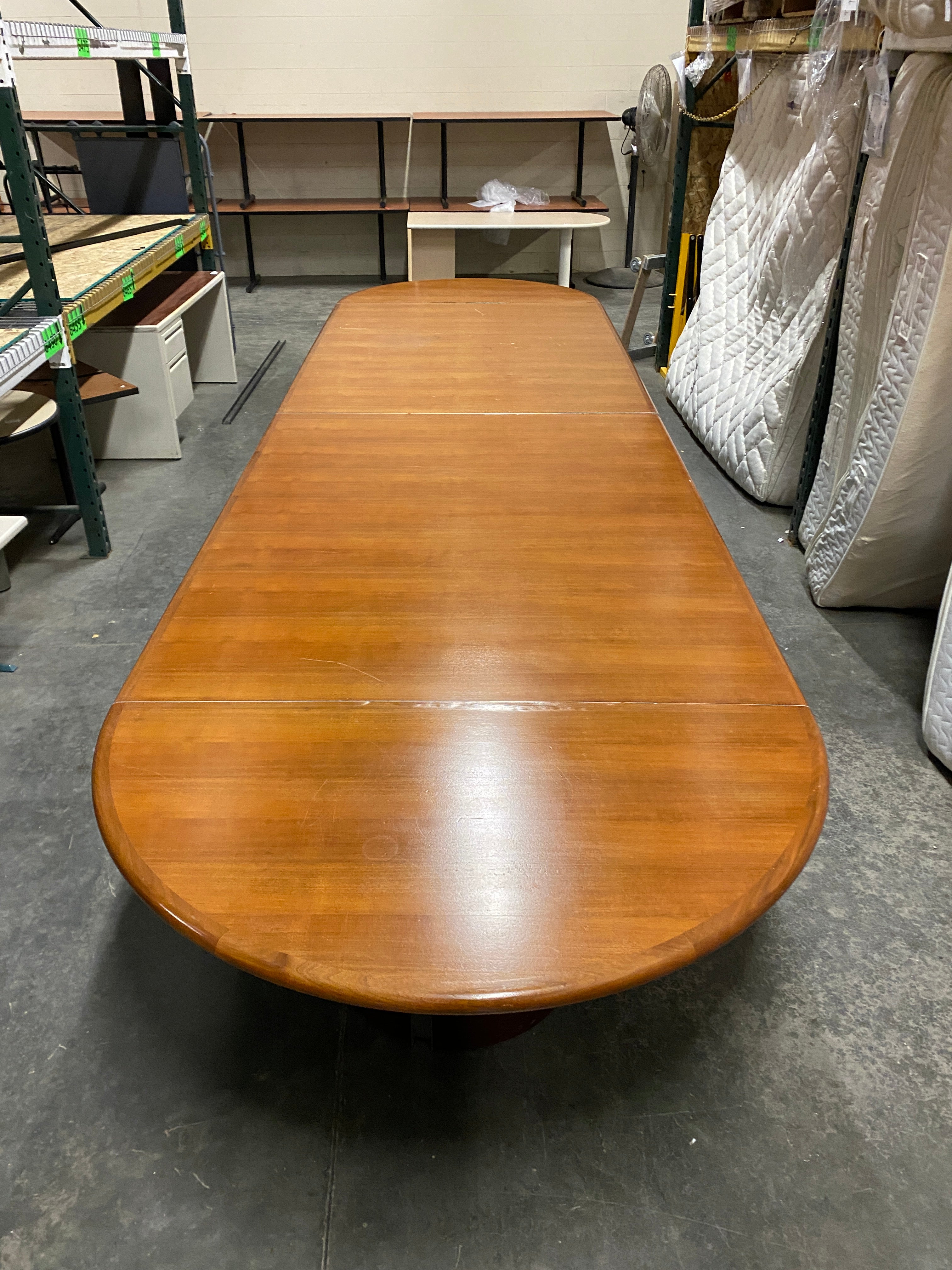 Dark Wood Large Conference Table