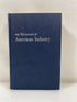 Signed The Structure of American Industry by Walter Adams Ex-library 1950 HC